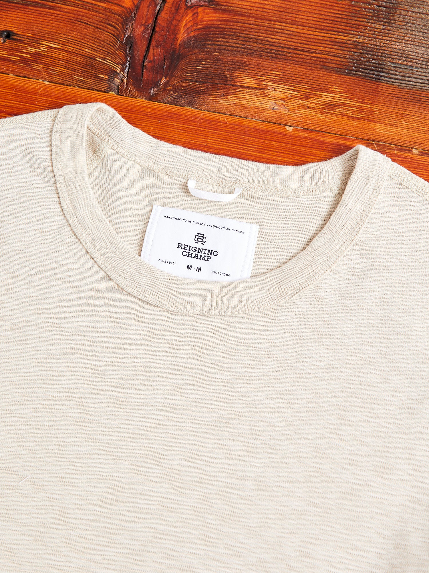 1x1 Slub T-Shirt in Dune - Image 2