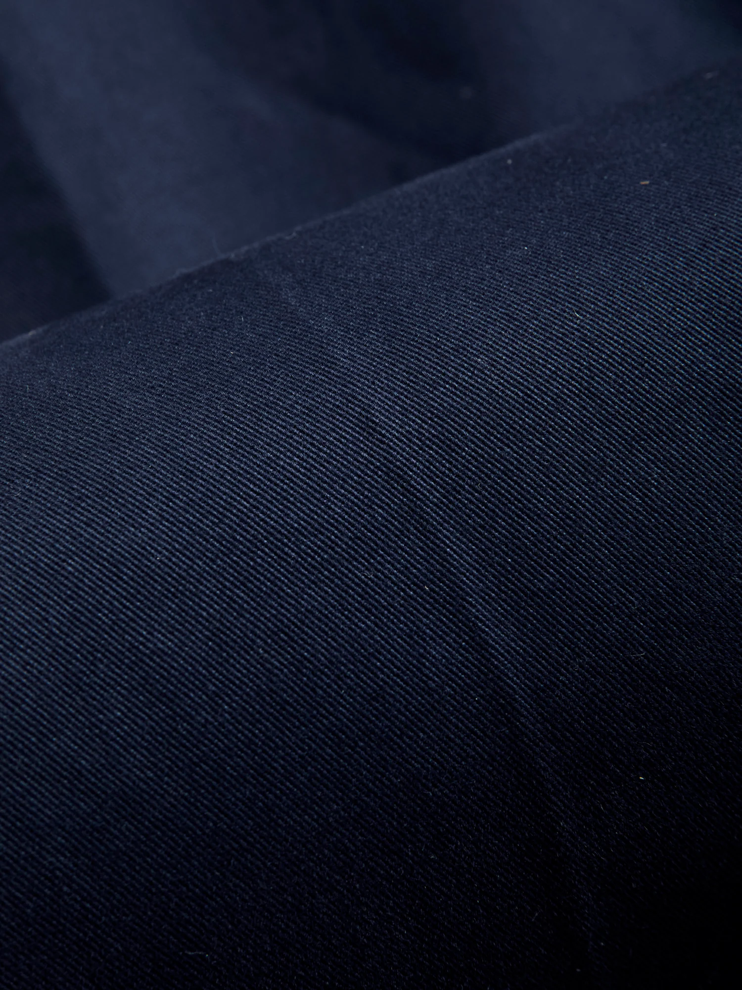 2-Pleat Twill Trousers in Navy - Image 10