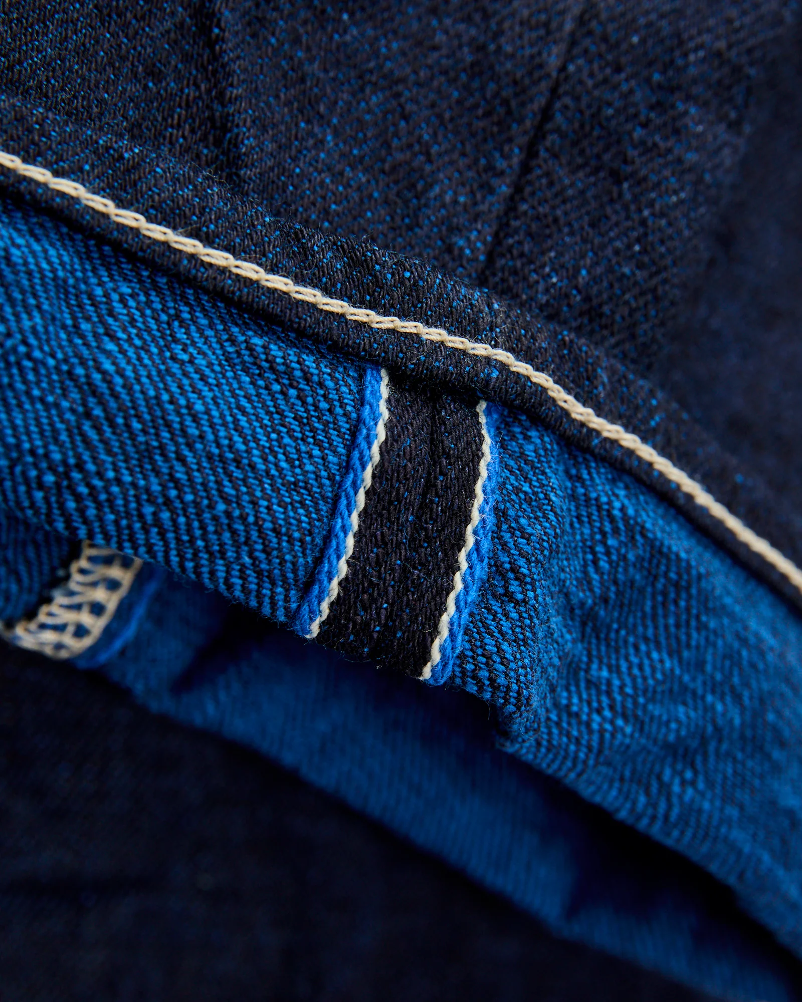 202TB "Yurai" 15oz Natural Indigo Selvedge Denim - High Tapered Fit - Image 8