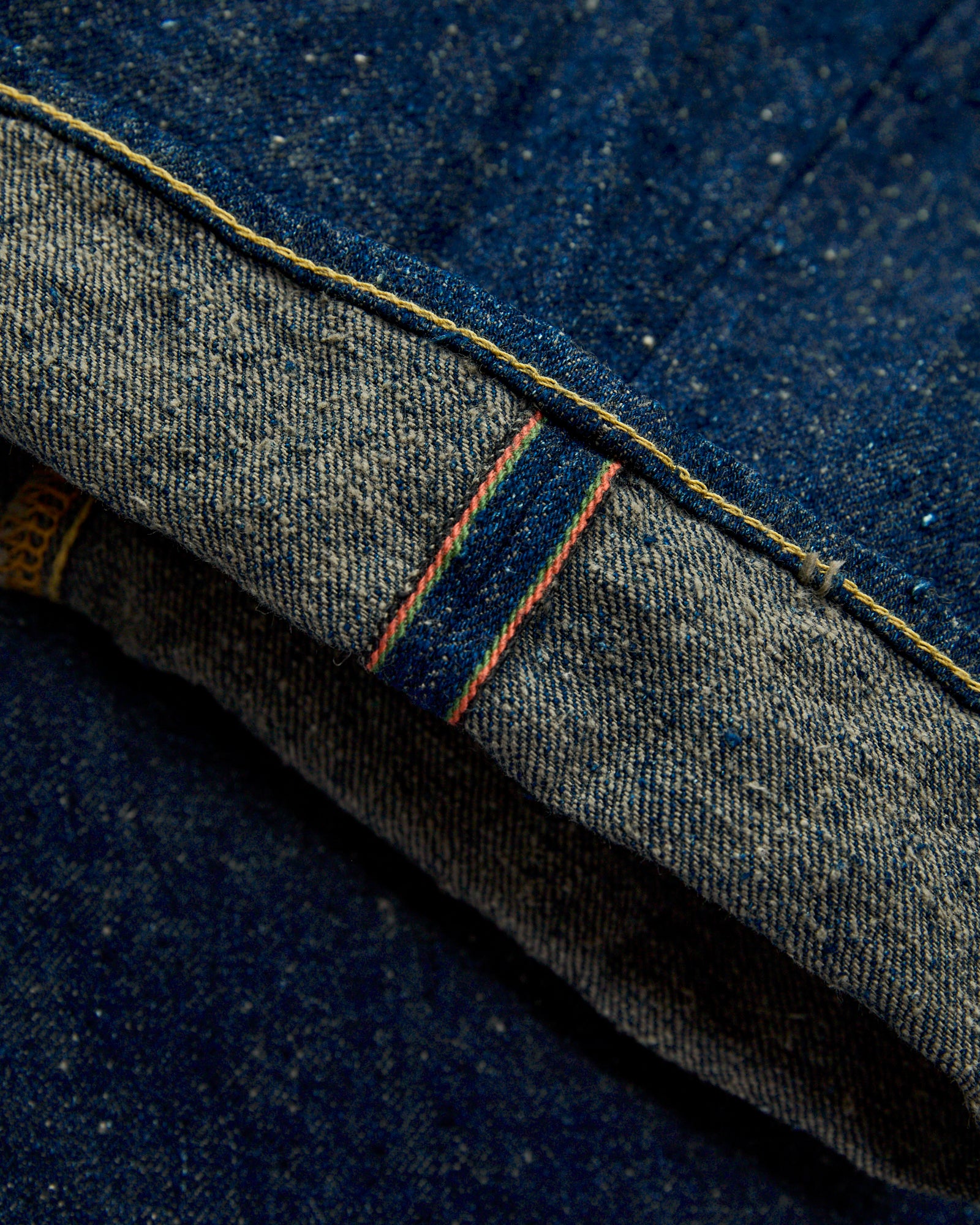 222CCD-GOLV "Crushed Concrete" 15oz Selvedge Denim - Super Wide Straight Fit - Image 9