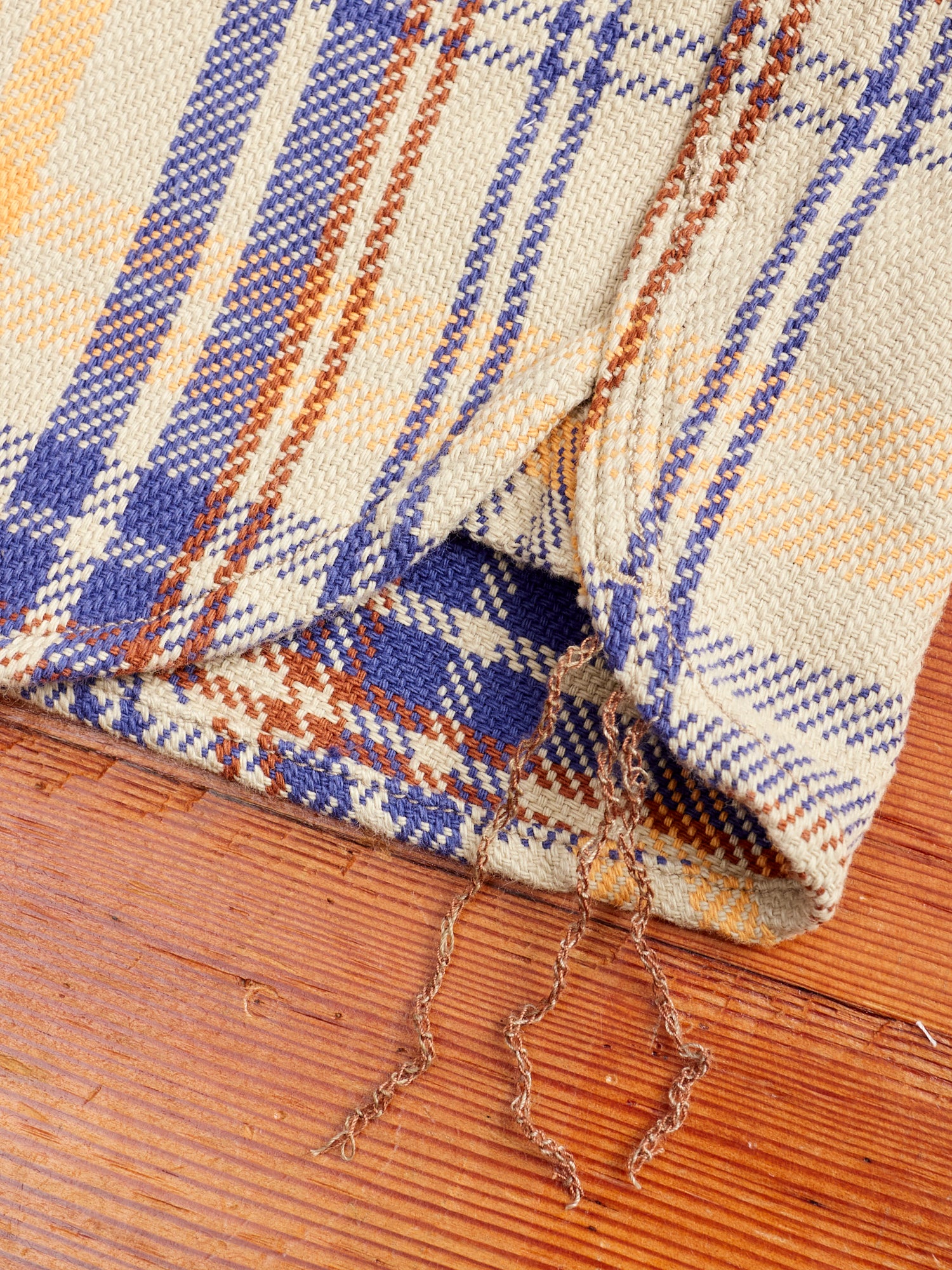 720WS Heavy Flannel Shirt in Beige - Image 9