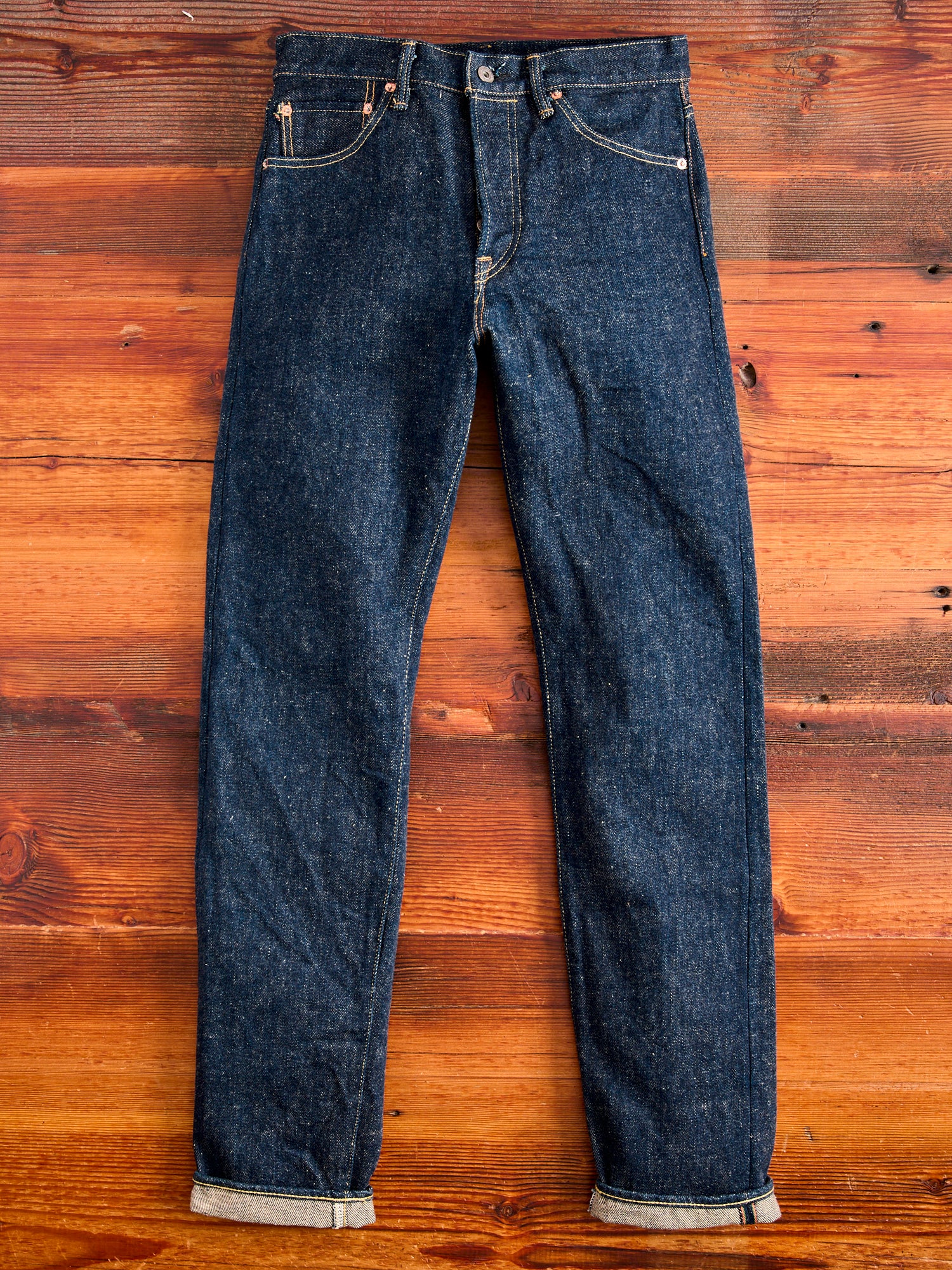 246ZR-ECRU "Secret Denim" 20oz Selvedge Denim - Clean Straight Fit - Image 4