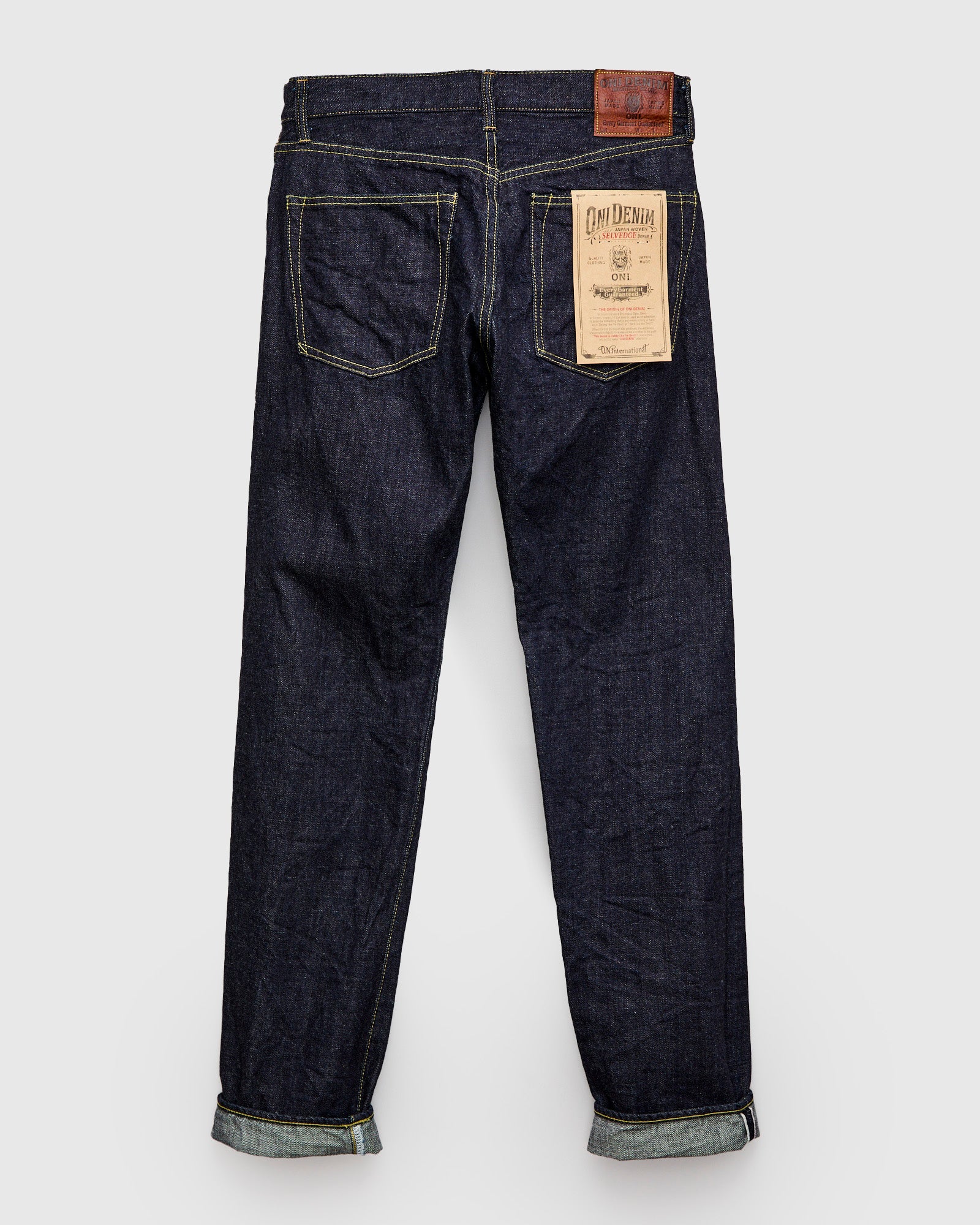 ONI-246 "Low Tension" 15oz Selvedge Denim - Clean Straight Fit - Image 3