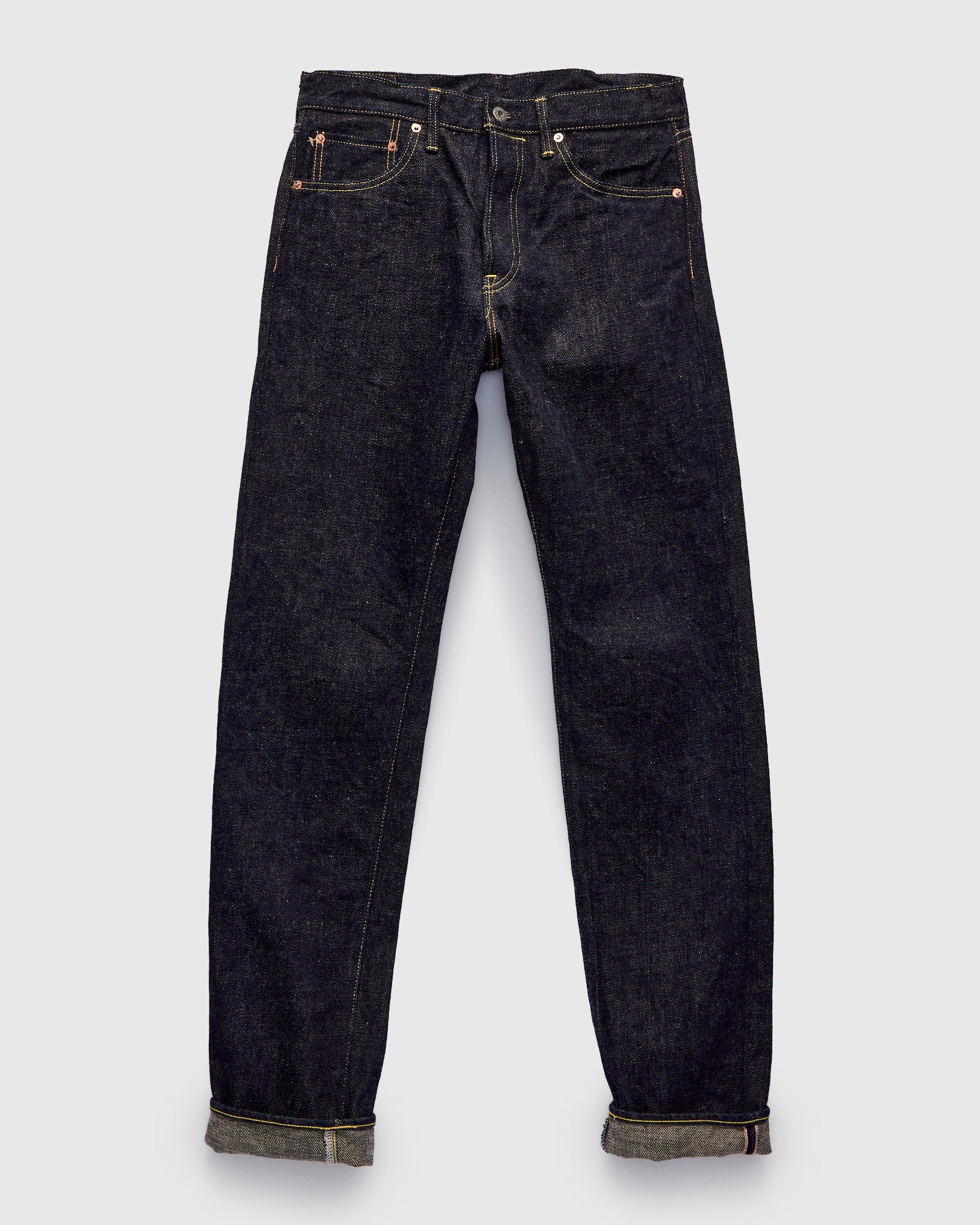 246-DIZR "Dark Indigo Secret Denim" 20oz Selvedge Denim - Clean Straight Fit - Image 2