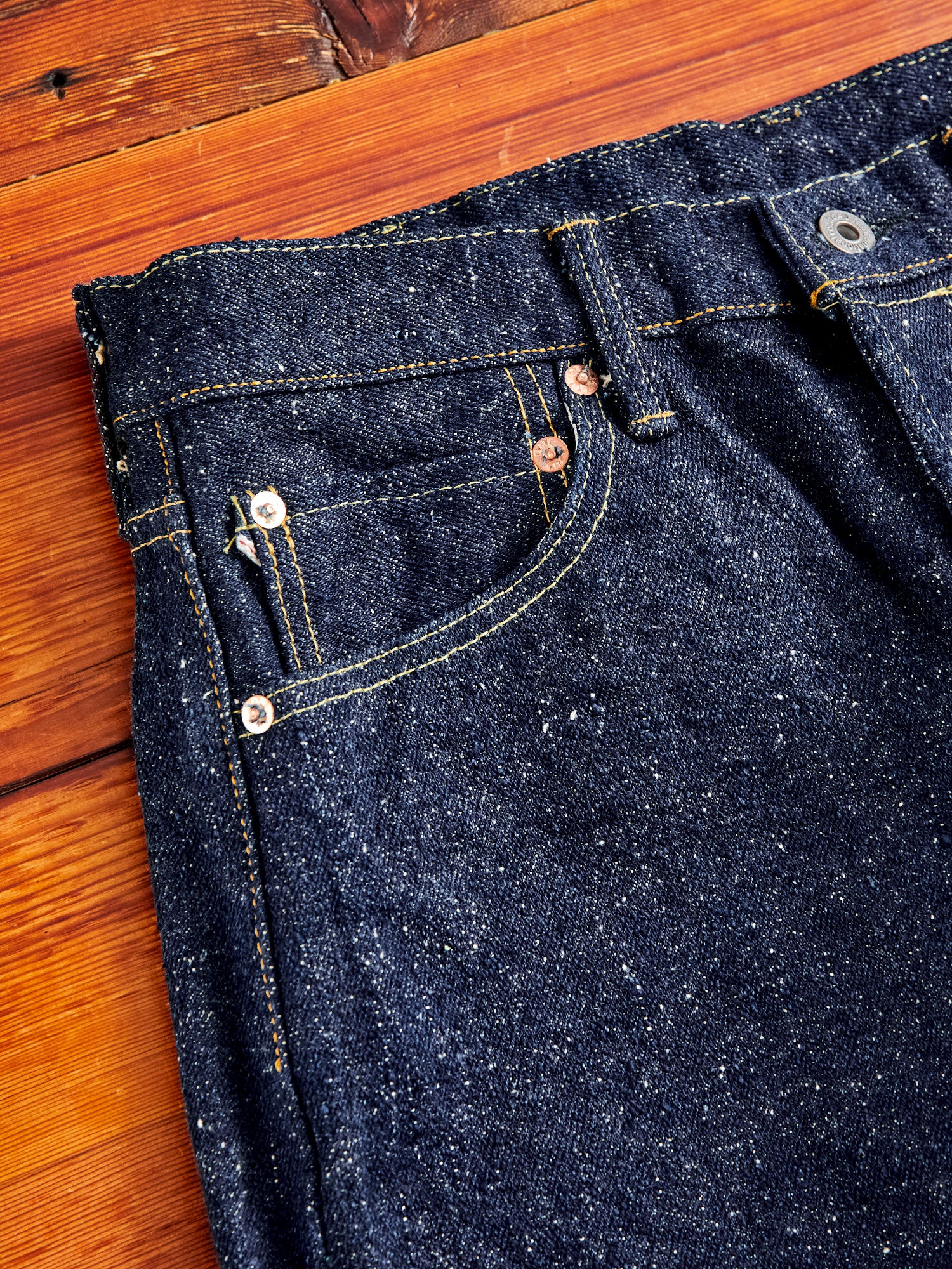 246SESR "Secret Super Rough Denim" 20oz Selvedge Denim - Clean Straight Fit - Image 6