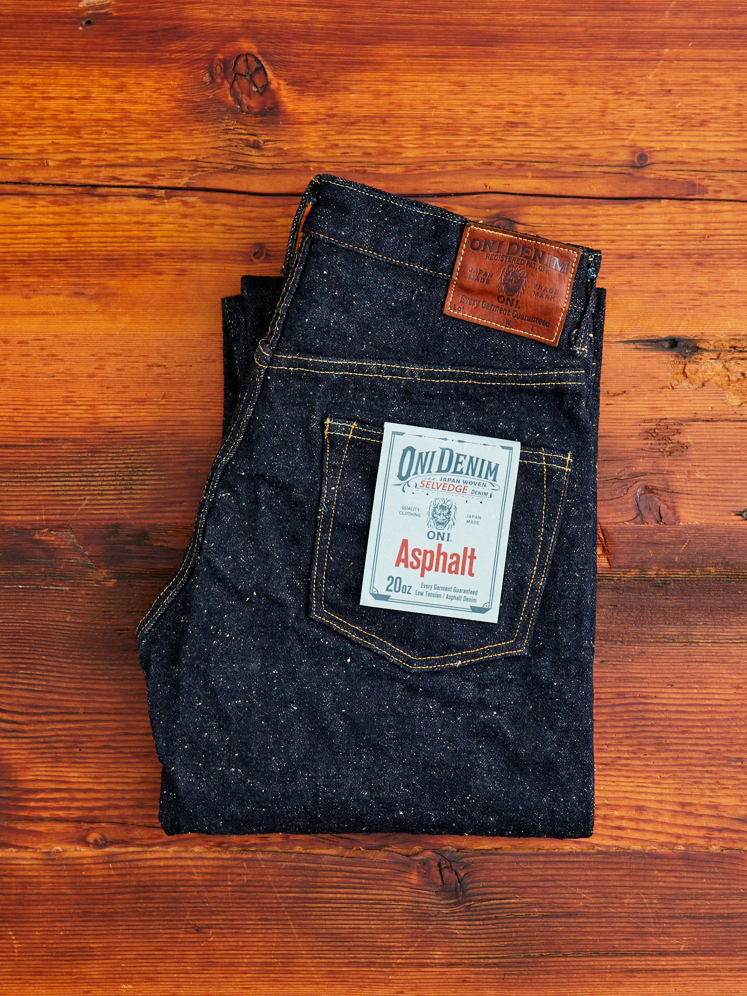 266 "Asphalt" 20oz Selvedge Denim - Regular Straight Fit - Image 2