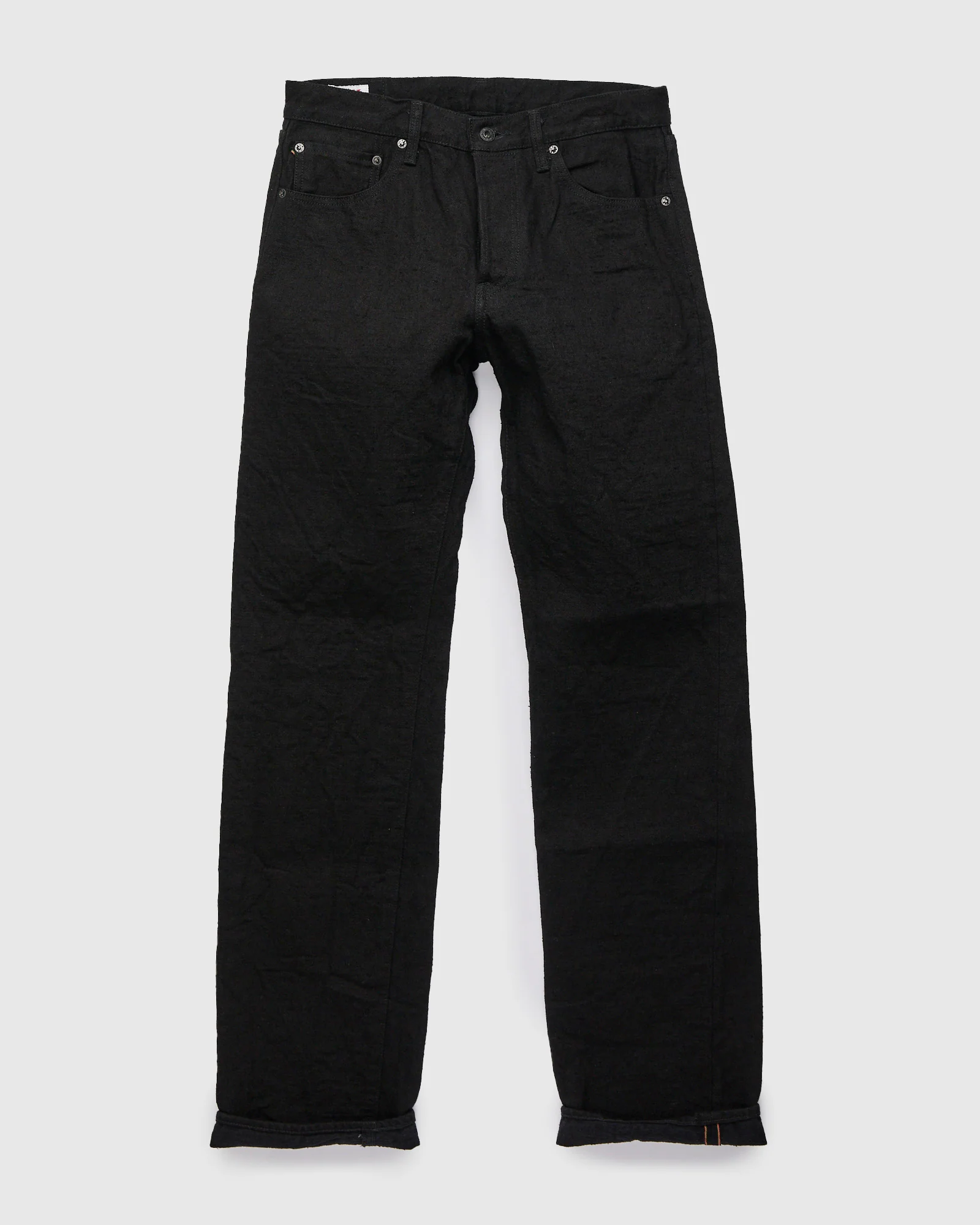 288CCD-BKBK "Crushed Concrete Black" 15oz Selvedge Denim - Classic Straight Fit - Image 2