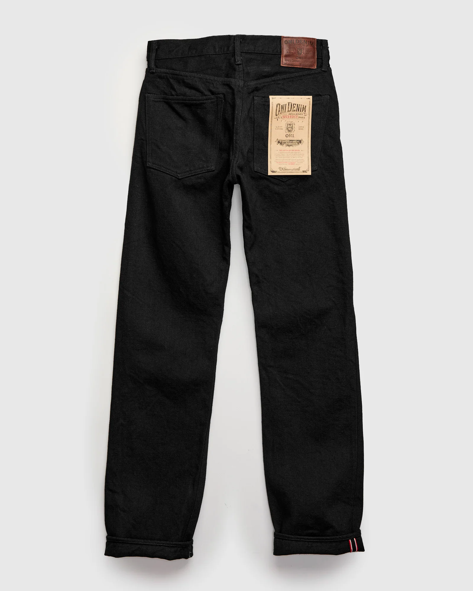 288ZR-BKBK "Secret Black" 20oz Selvedge Denim - Classic Straight Fit - Image 3