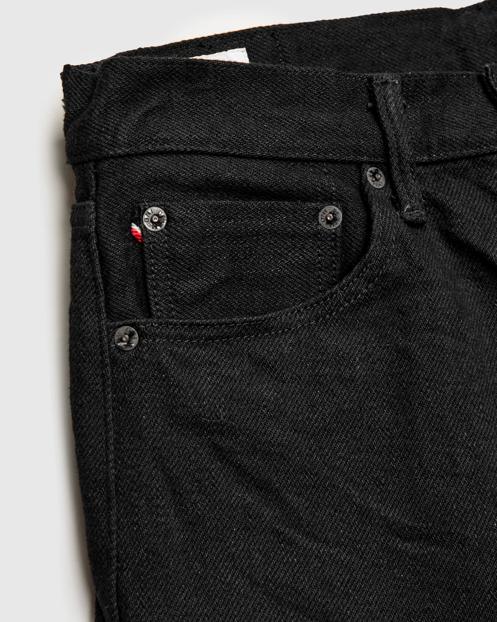 288ZR-BKBK "Secret Black" 20oz Selvedge Denim - Classic Straight Fit - Image 7
