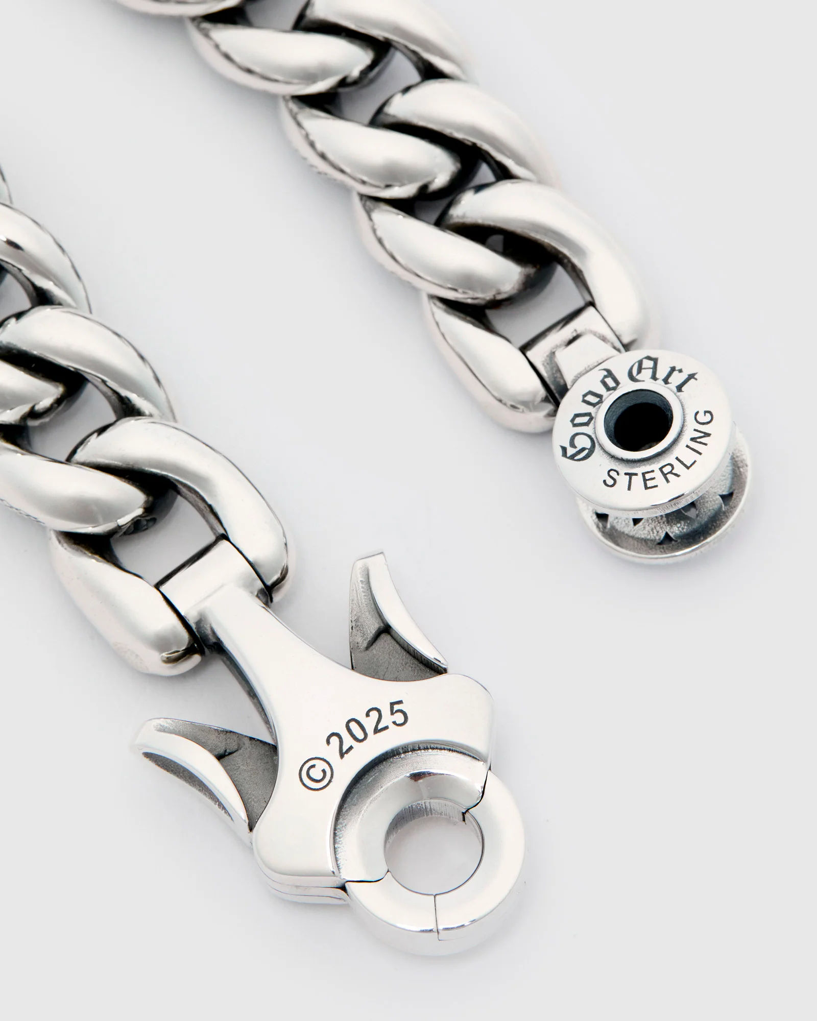 2A Goosebumps Model 10 Bracelet Size B in Sterling Silver - Image 4
