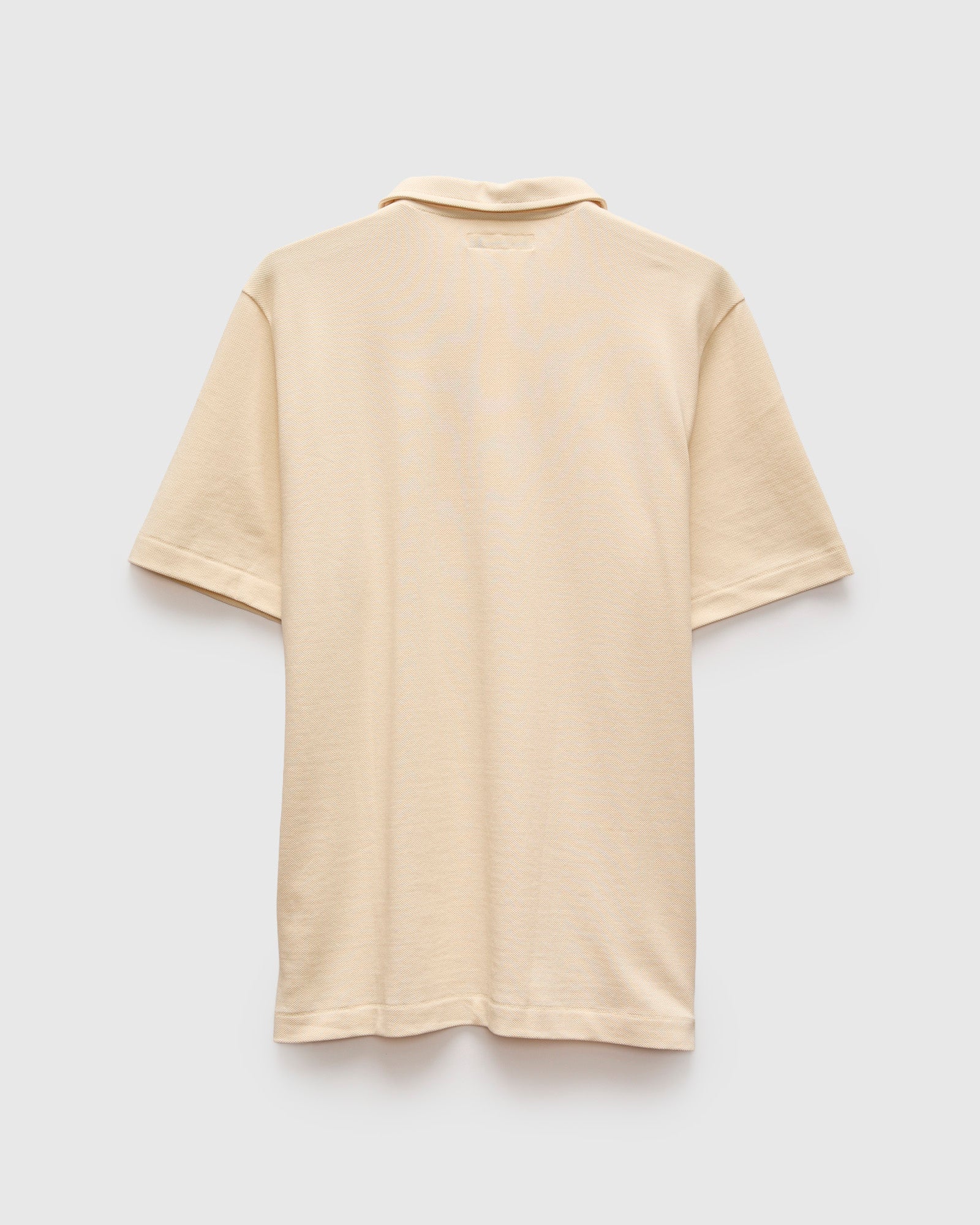 2PKPL "Good Originals" Loopwheel Polo Shirt in Nature - Image 3