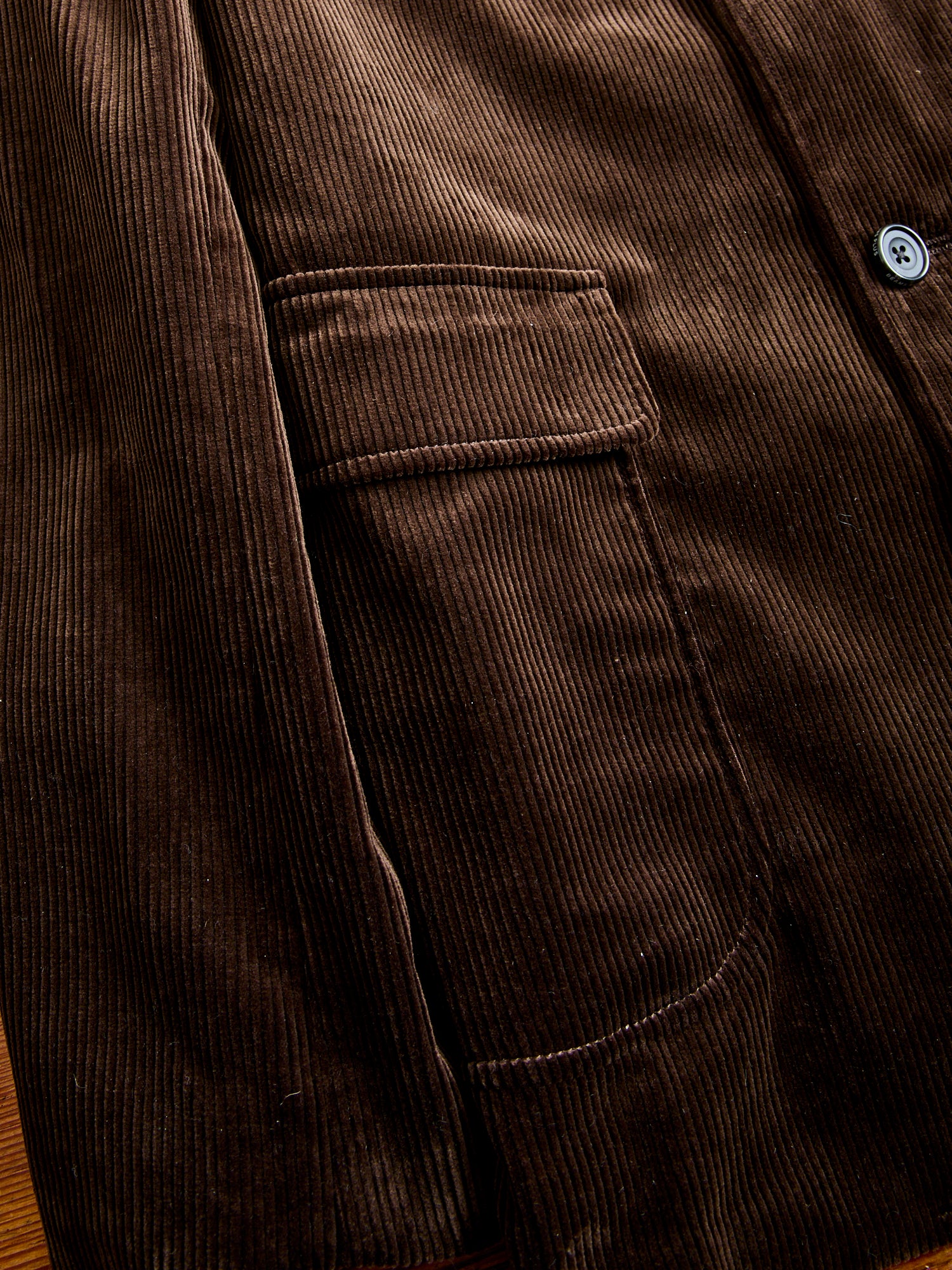 3B Comfort Corduroy Jacket in Dark Brown - Image 8