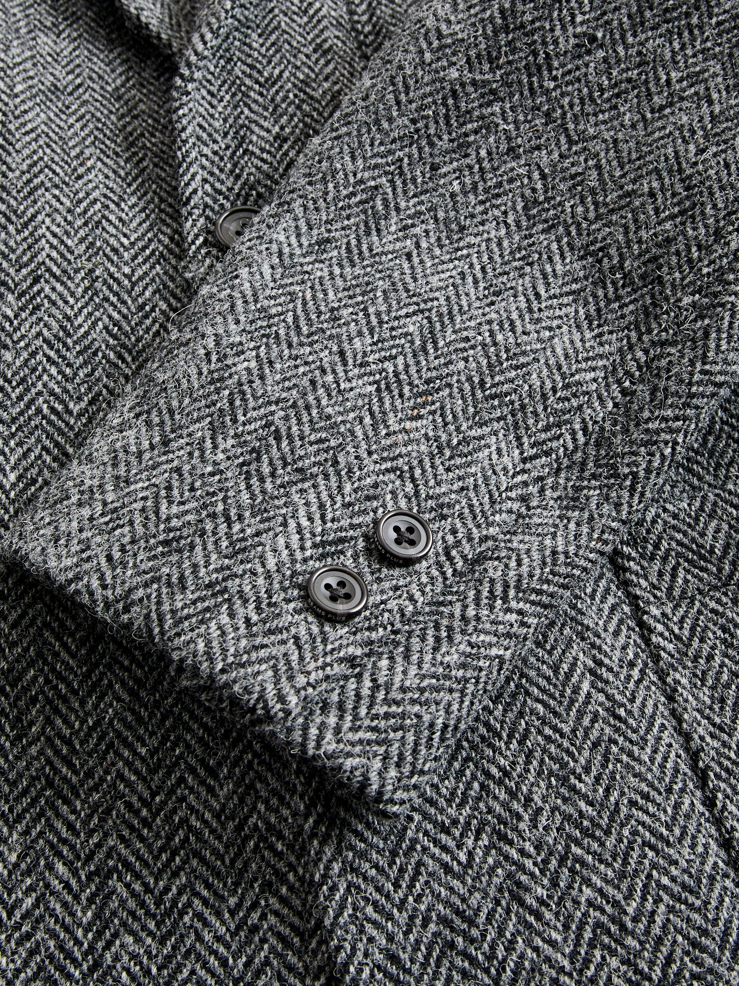 3B Comfort Harris Tweed Jacket in Grey Herringbone - Image 6