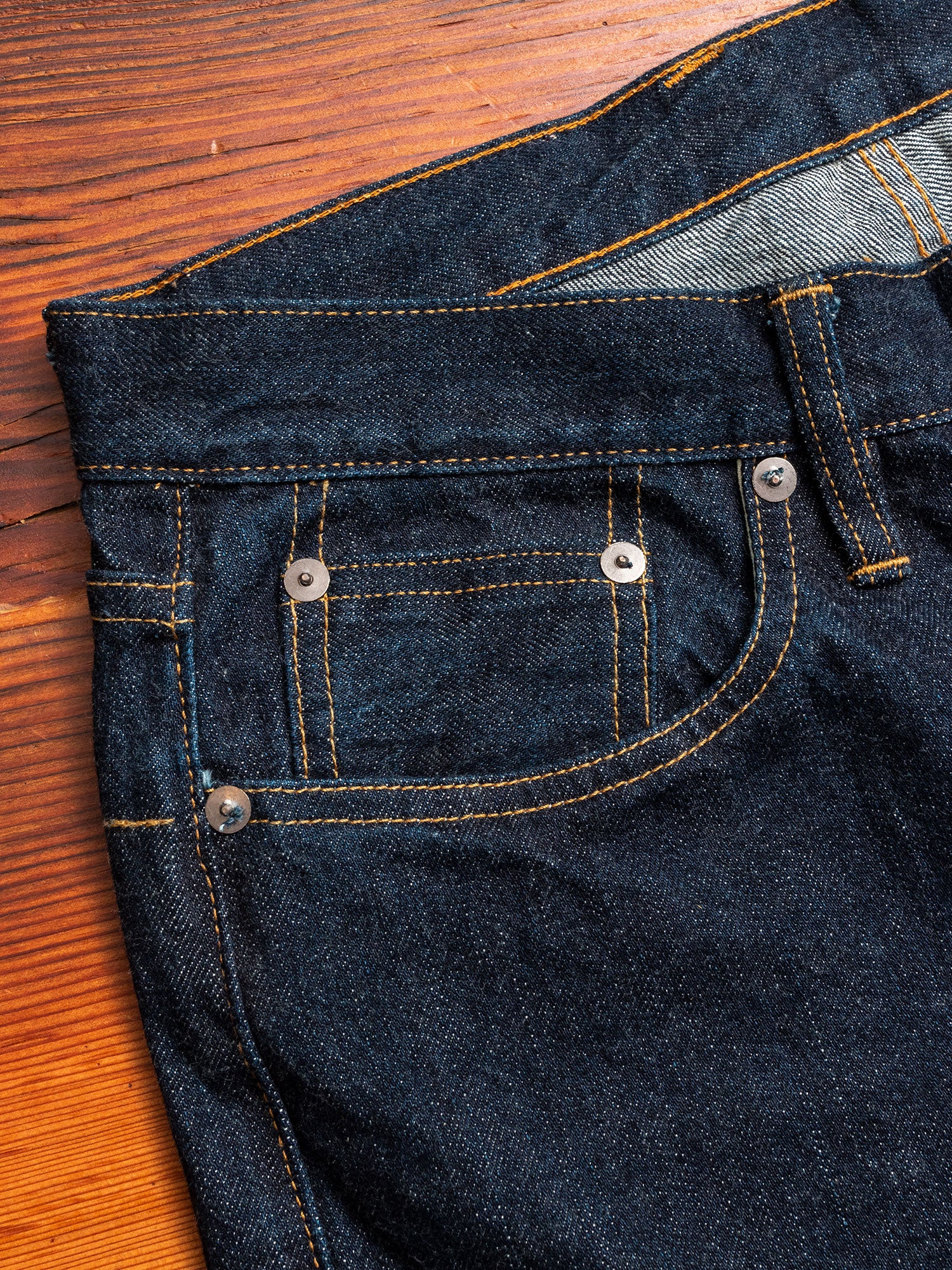 3sixteen x Blue Owl "Gold Rush" Selvedge Denim - Classic Tapered Fit - Image 5