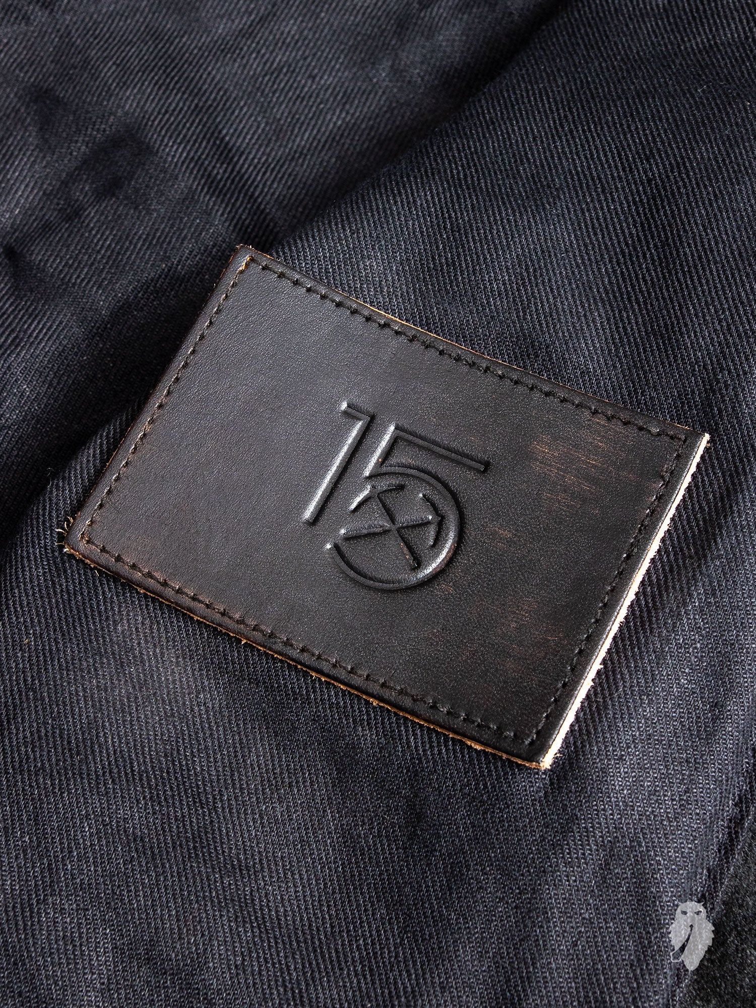"3sixteen x Schott NYC" Perfecto Leather Jacket in Black Rough-Out - Image 12