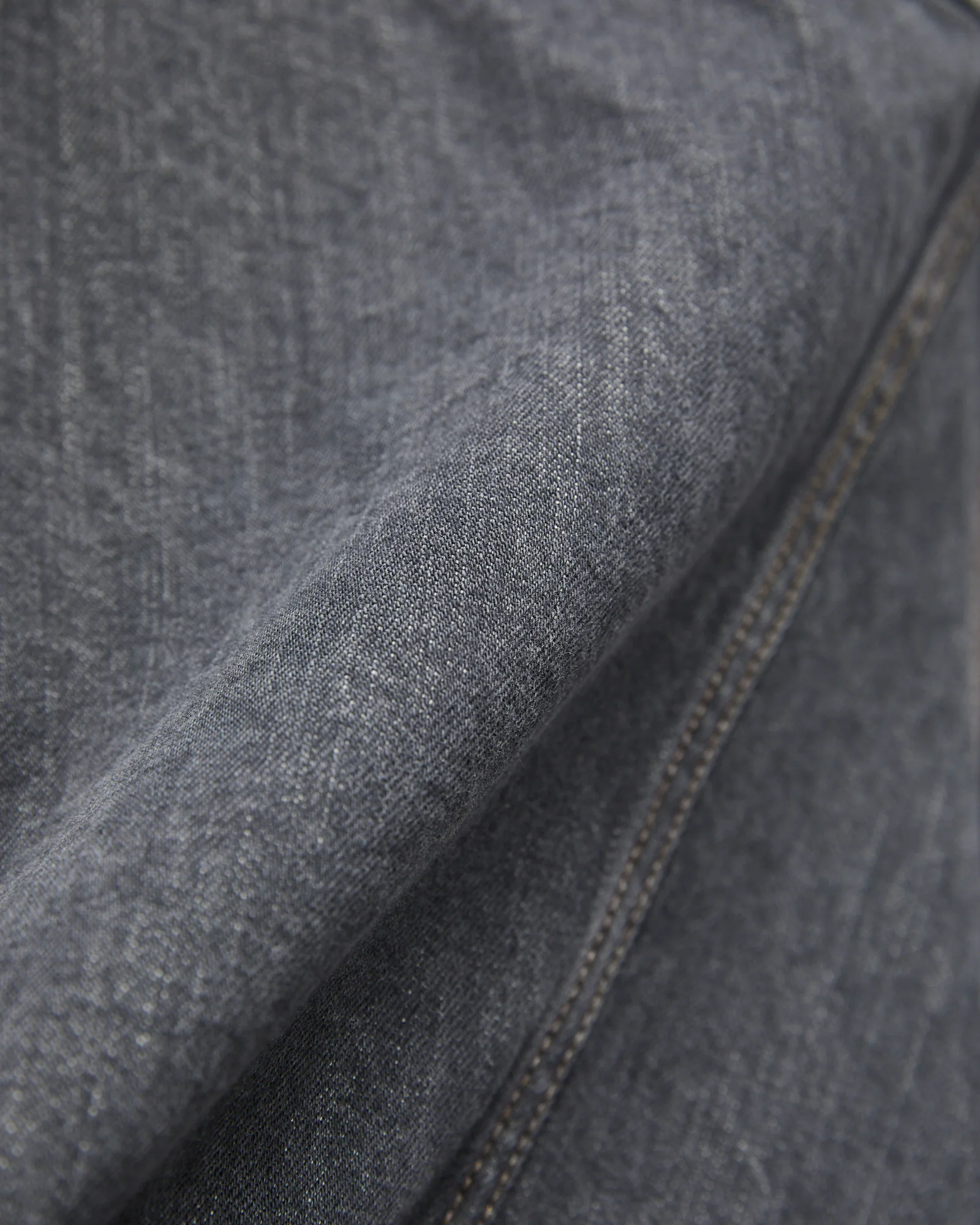 4 Pocket Denim Jacket in Medium Grey - Image 9
