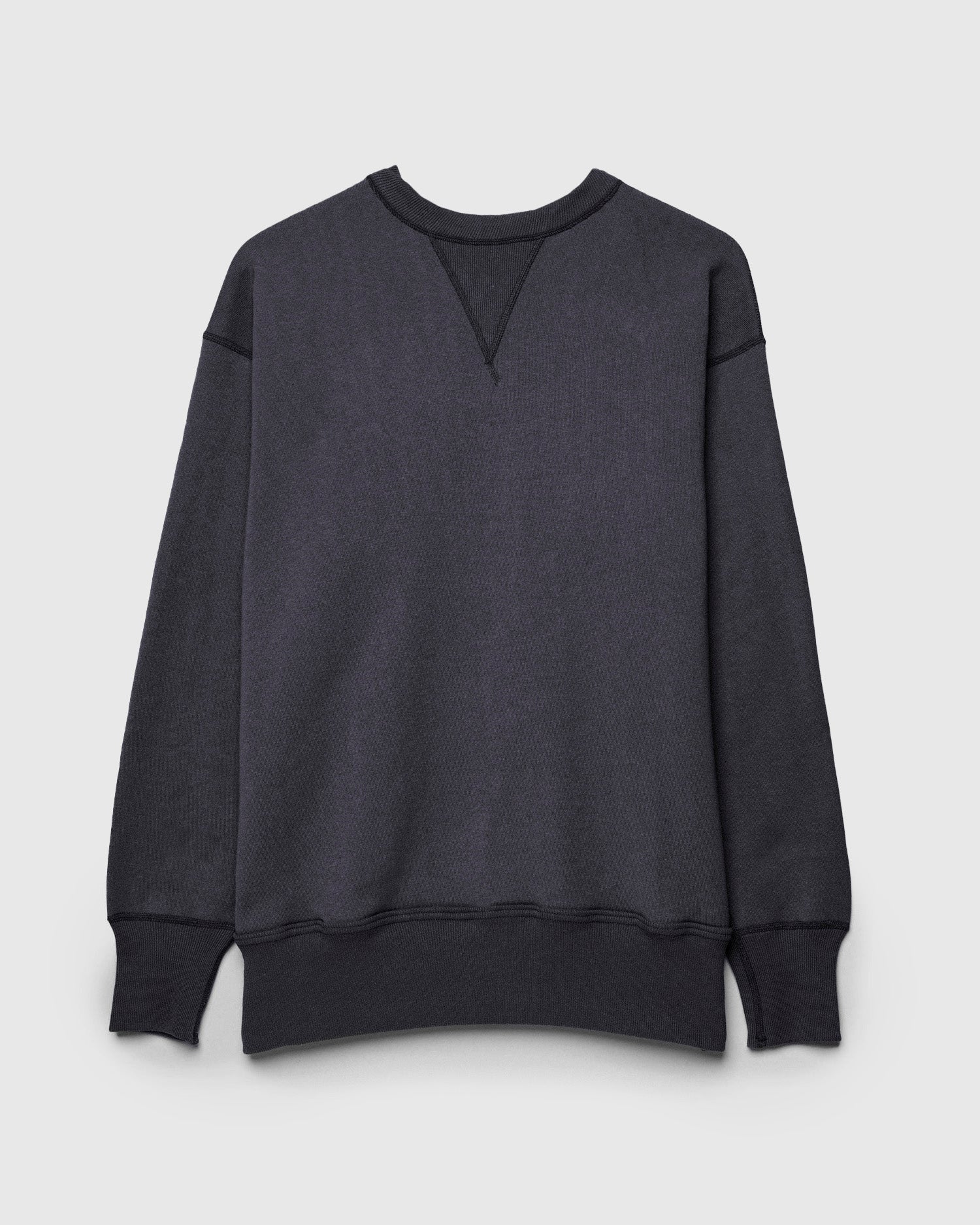 401 Loopwheel Sweatshirt in Ink Black - Image 2