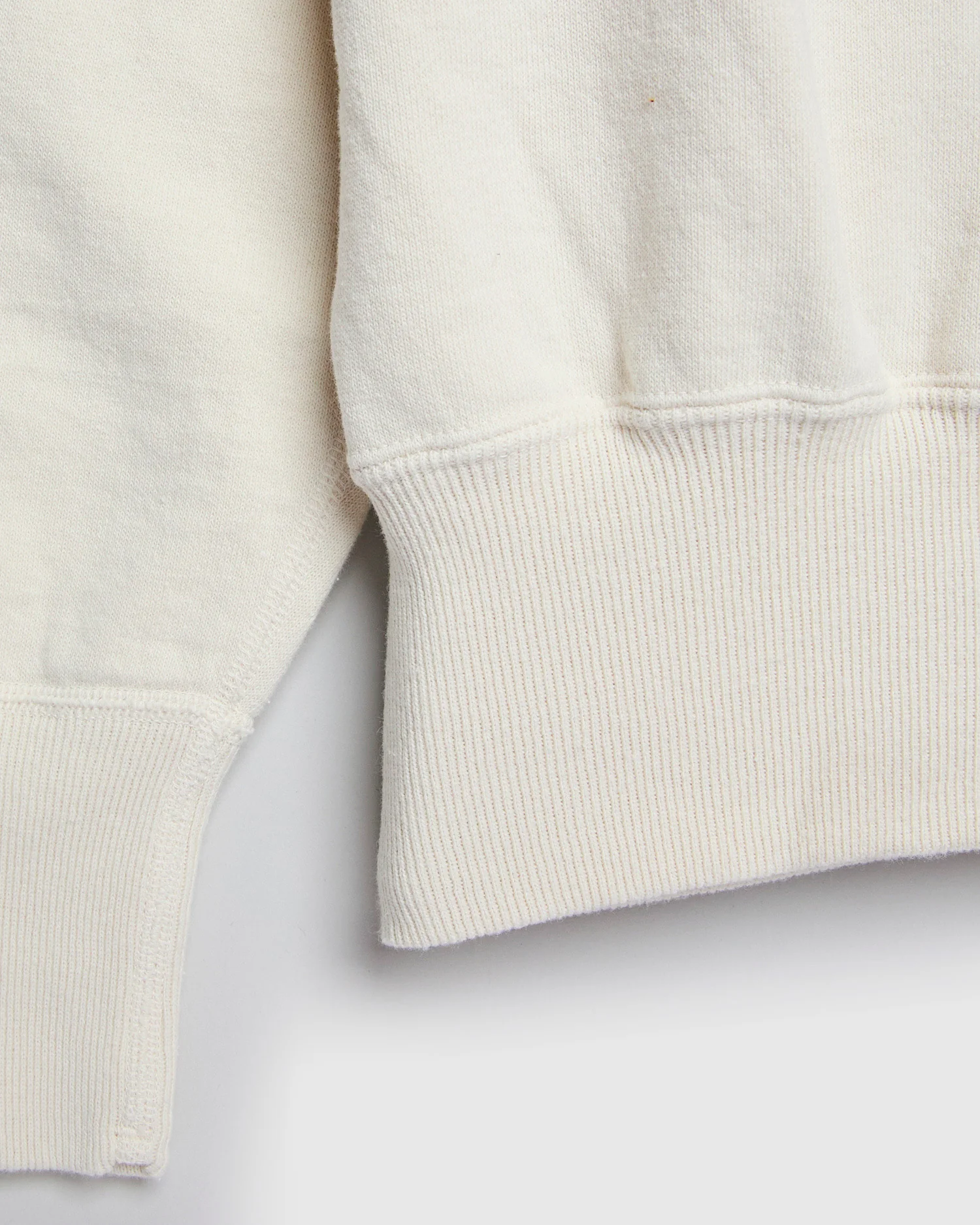 461 "Fremont" Loopwheel Sweatshirt in Cream - Image 4
