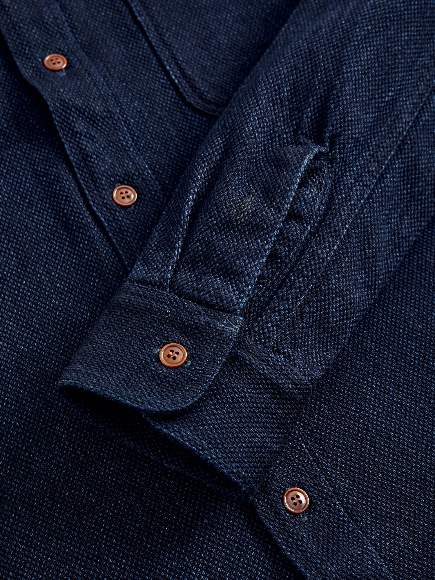 5713 "Heavyweight Sashiko" Work Shirt in Indigo - Image 6