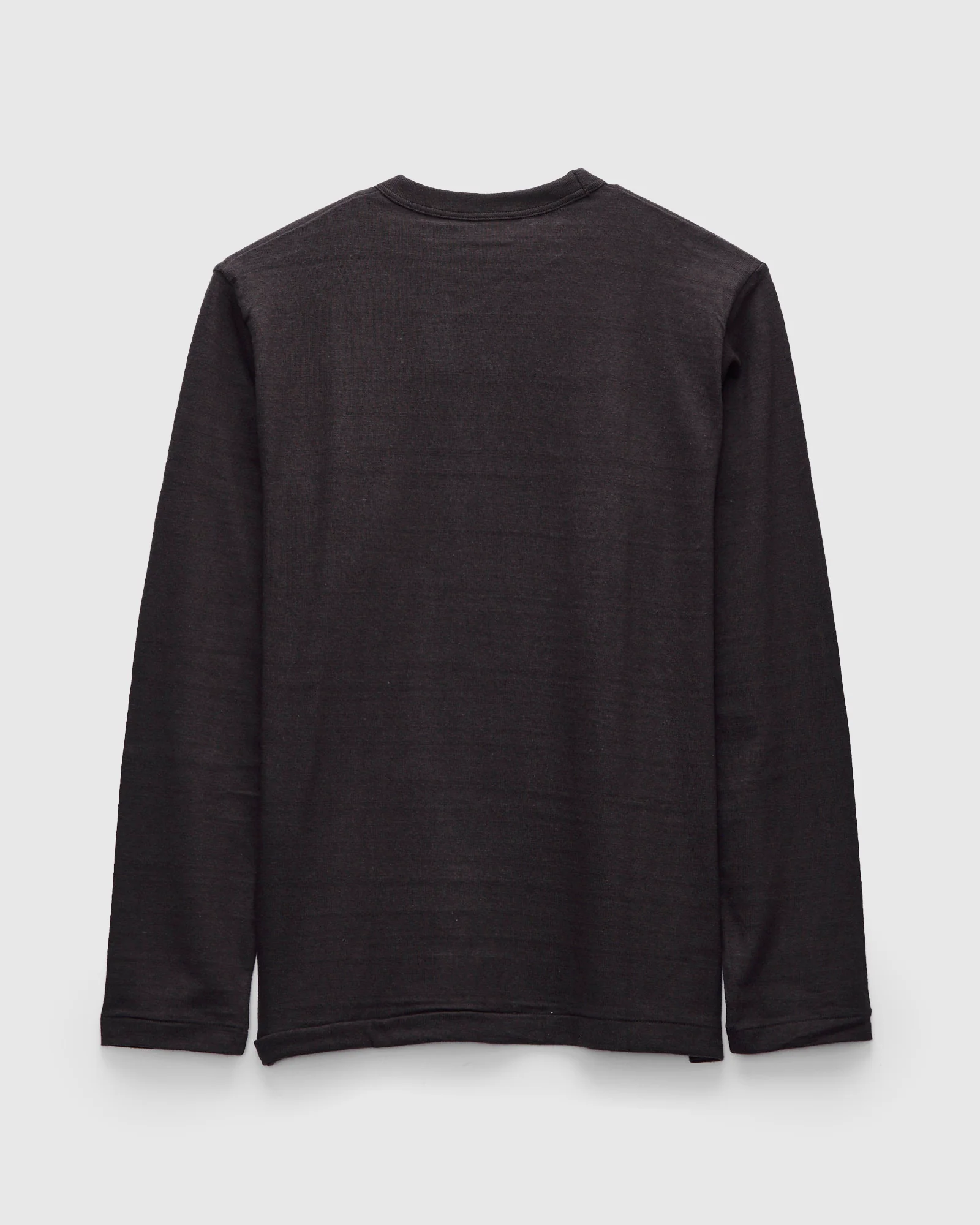 5906 Loopwheel Long Sleeve Tee in Sumikuro - Image 2