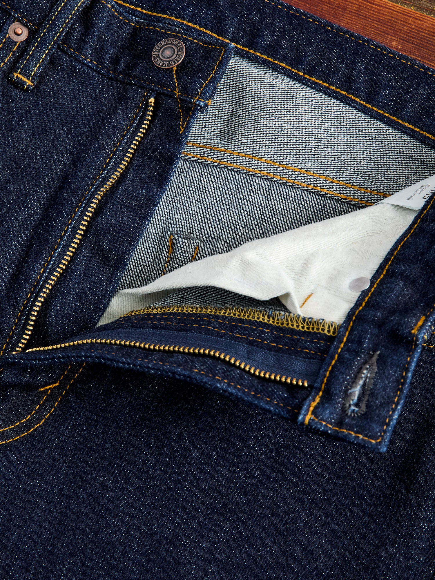 11.8oz Indigo Stretch Selvedge Denim - Tapered Fit - Image 6