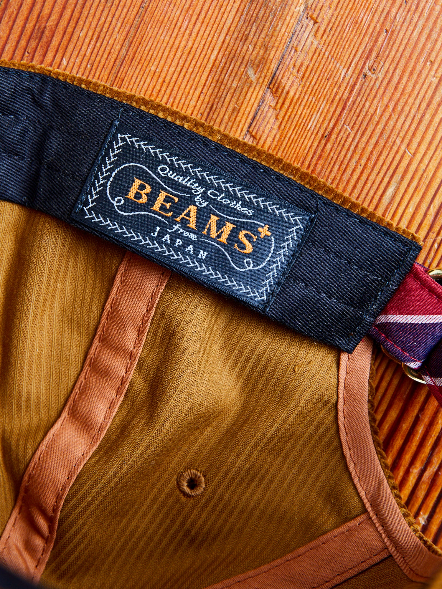 6-Panel Corduroy Cap in Golden Brown - Image 7