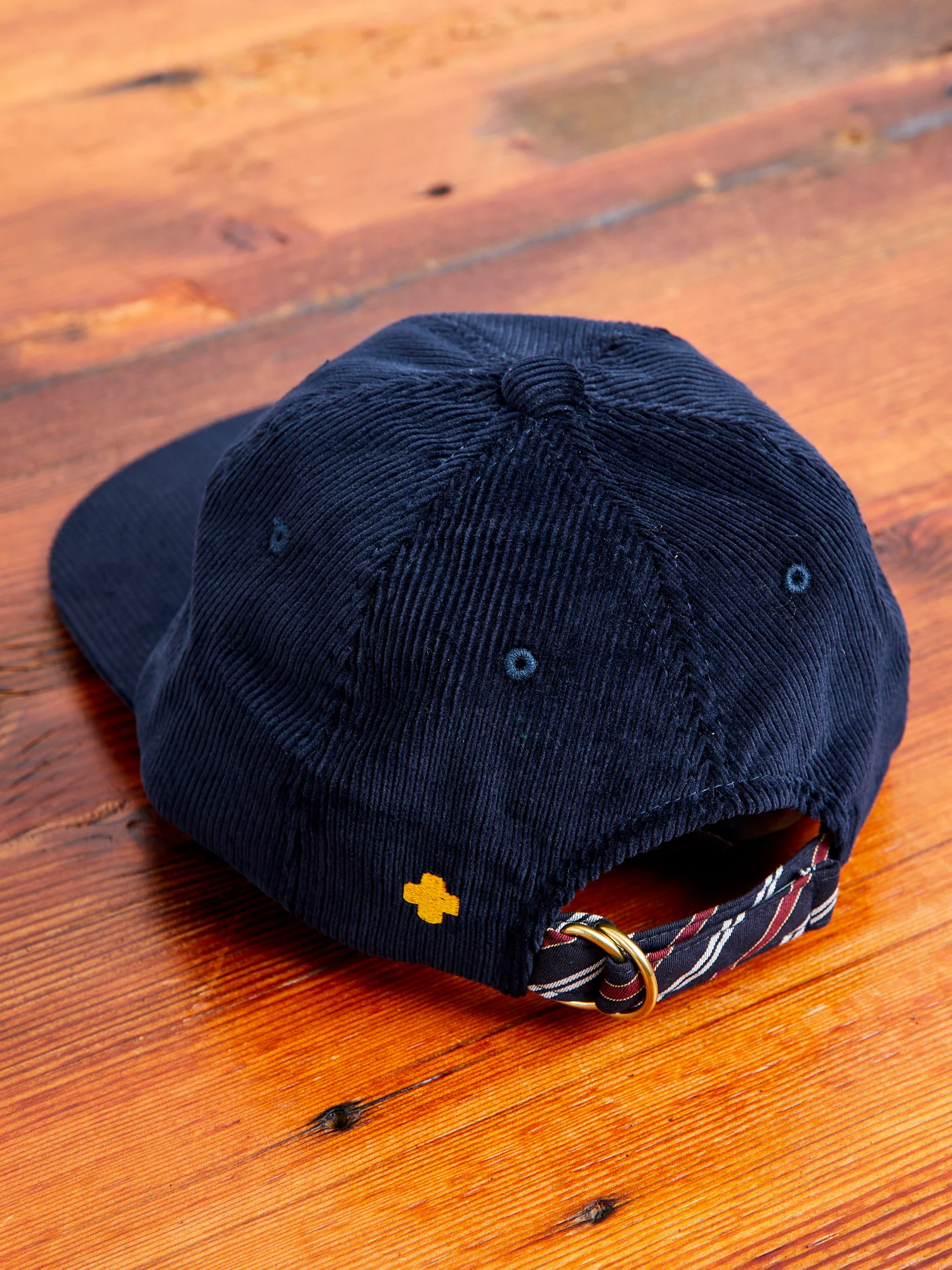 6-Panel Corduroy Cap in Navy - Image 2