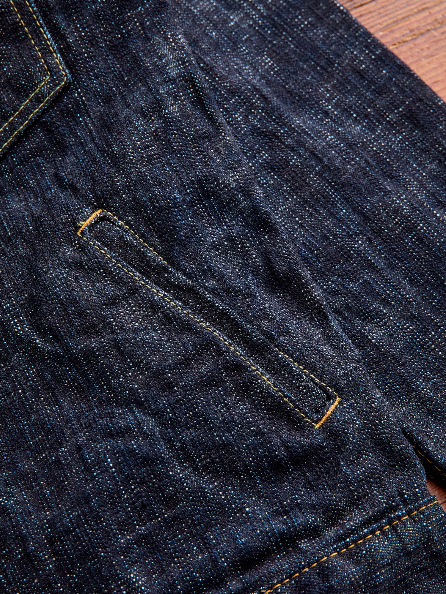 6111 16oz "Double Slub" Type-2 Denim Jacket in Indigo - Image 10