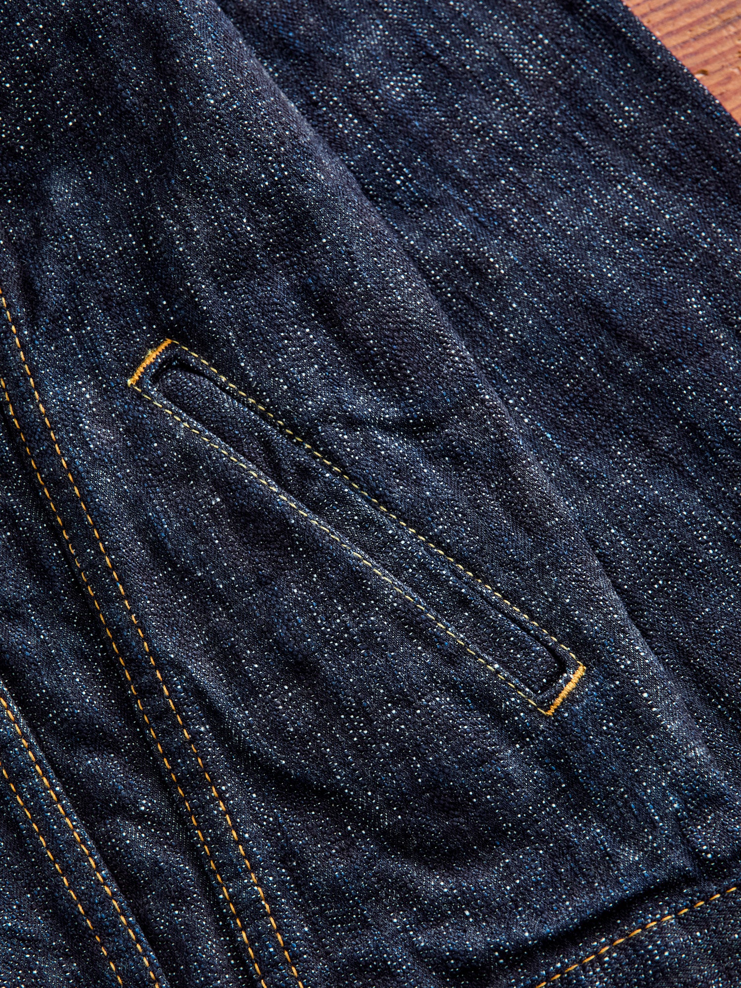 6112 16oz "Double Slub" Type-3 Denim Jacket in Indigo - Image 10