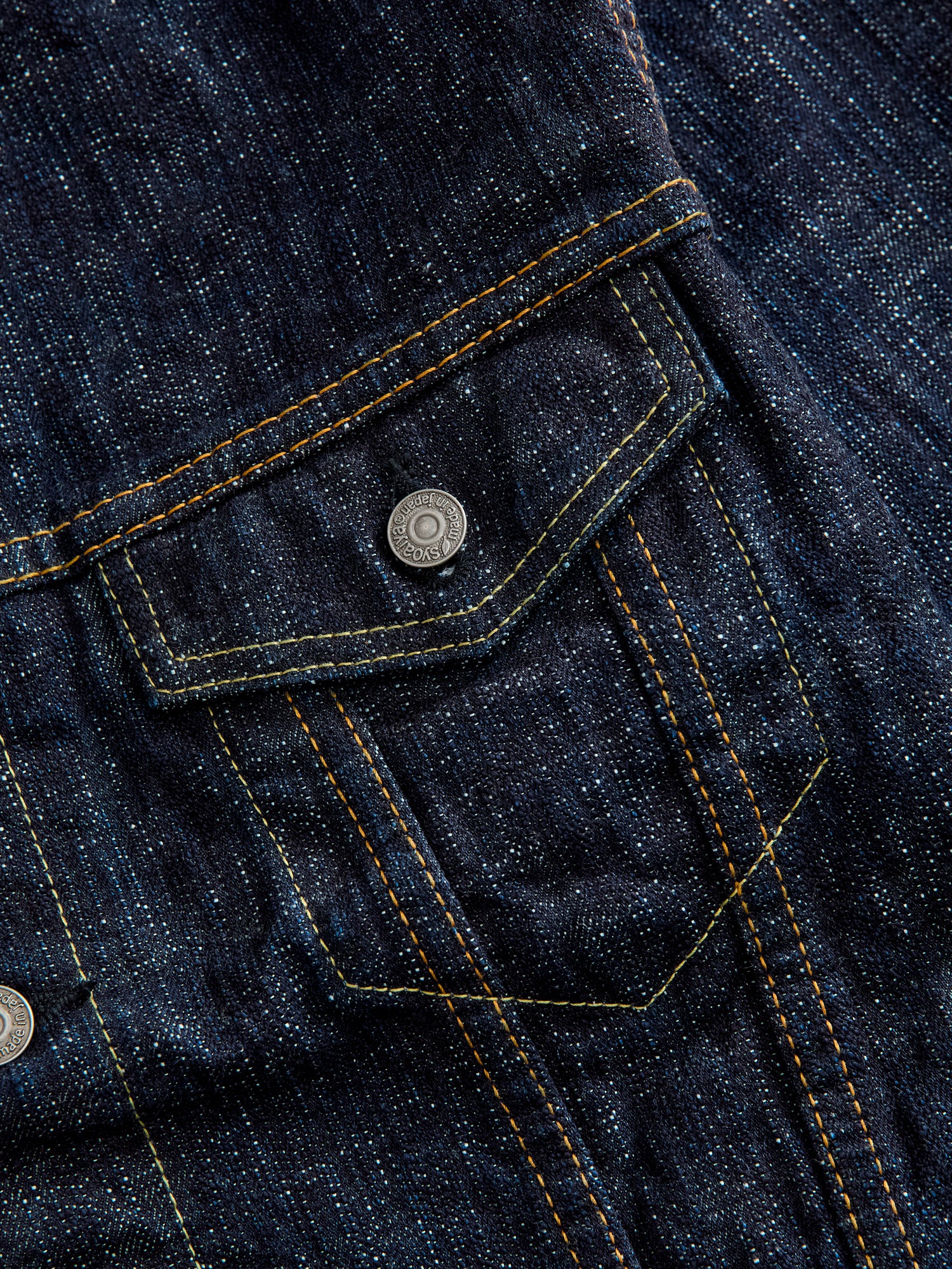 6112 16oz "Double Slub" Type-3 Denim Jacket in Indigo - Image 7