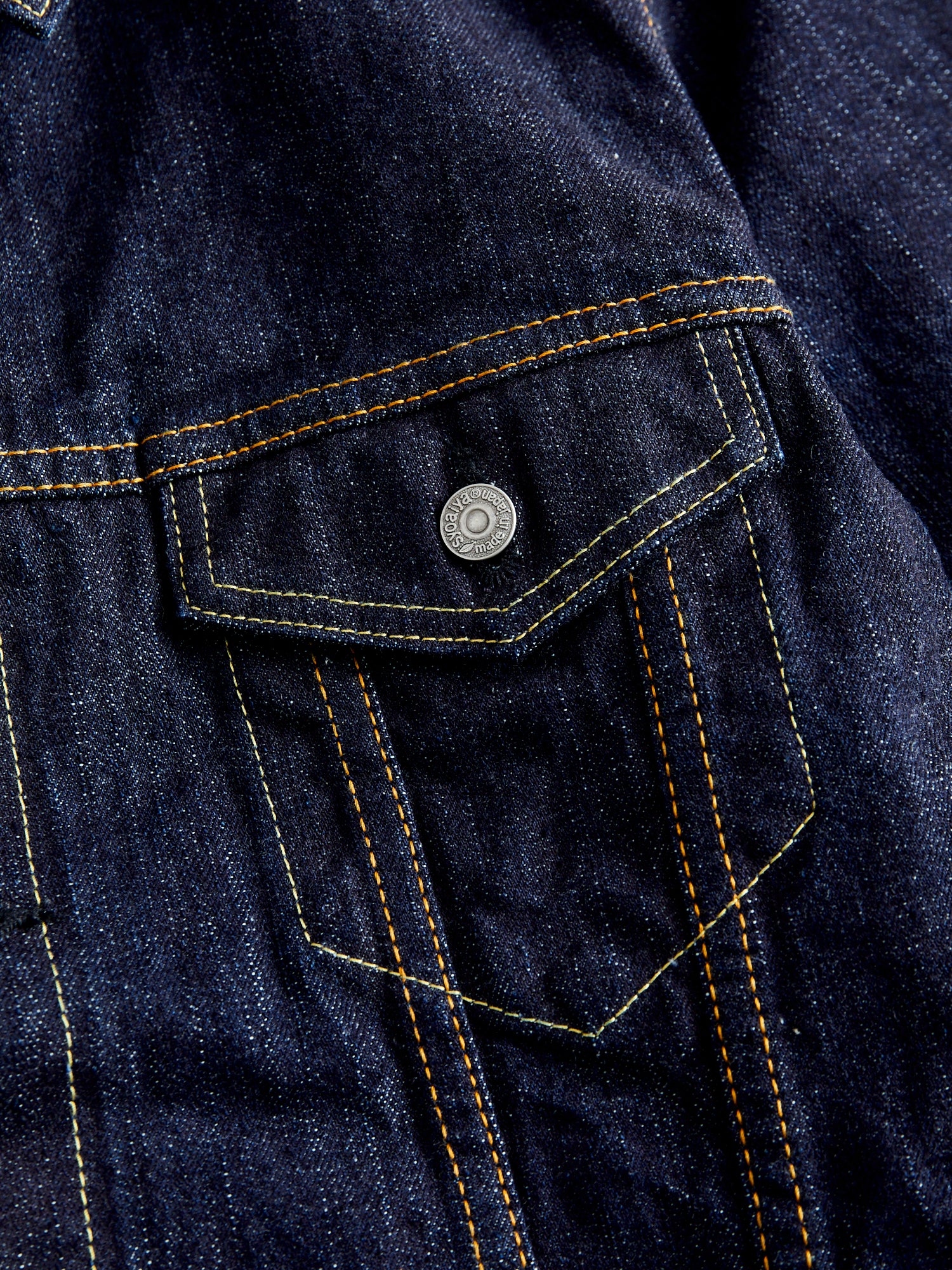 6114 14oz Type-3 Denim Jacket in Indigo - Image 5