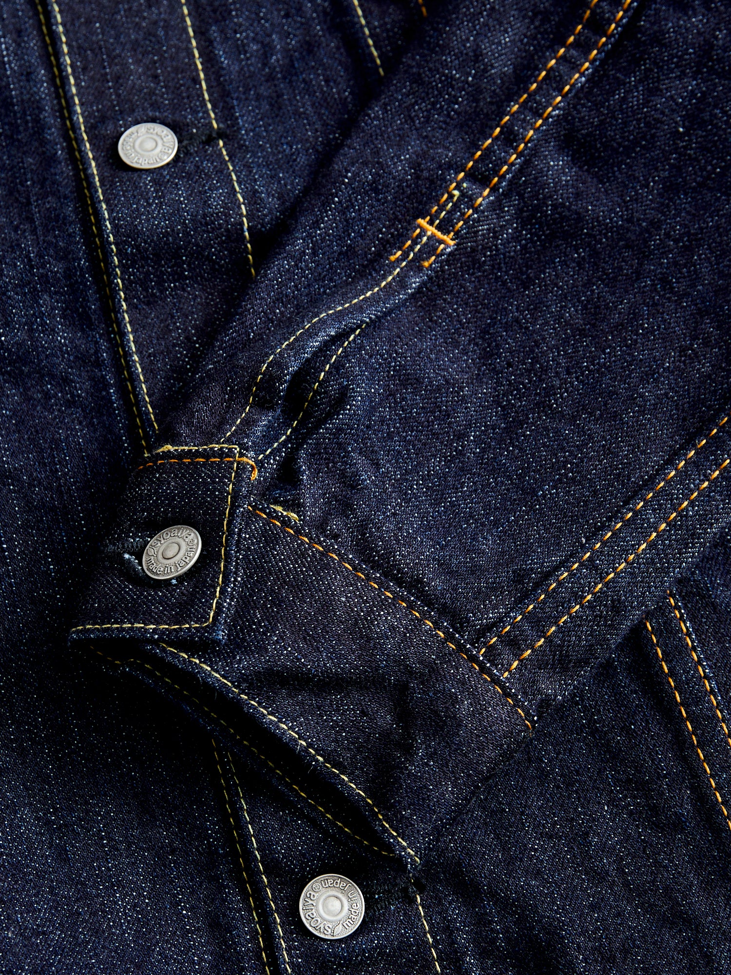6114 14oz Type-3 Denim Jacket in Indigo - Image 7