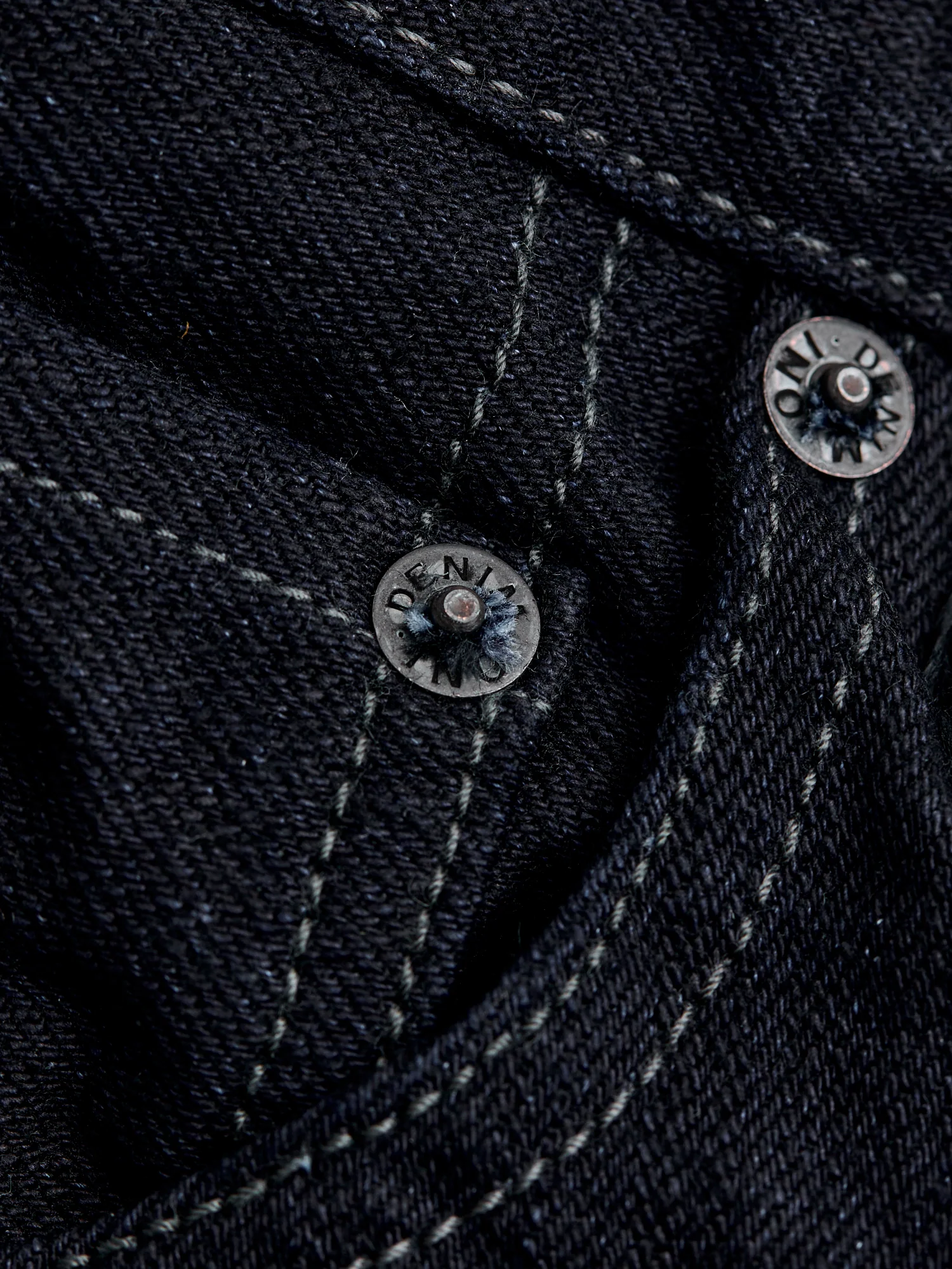 622-14BLK "Indigo Black" 14oz Selvedge Denim - Relaxed Tapered Fit - Image 10