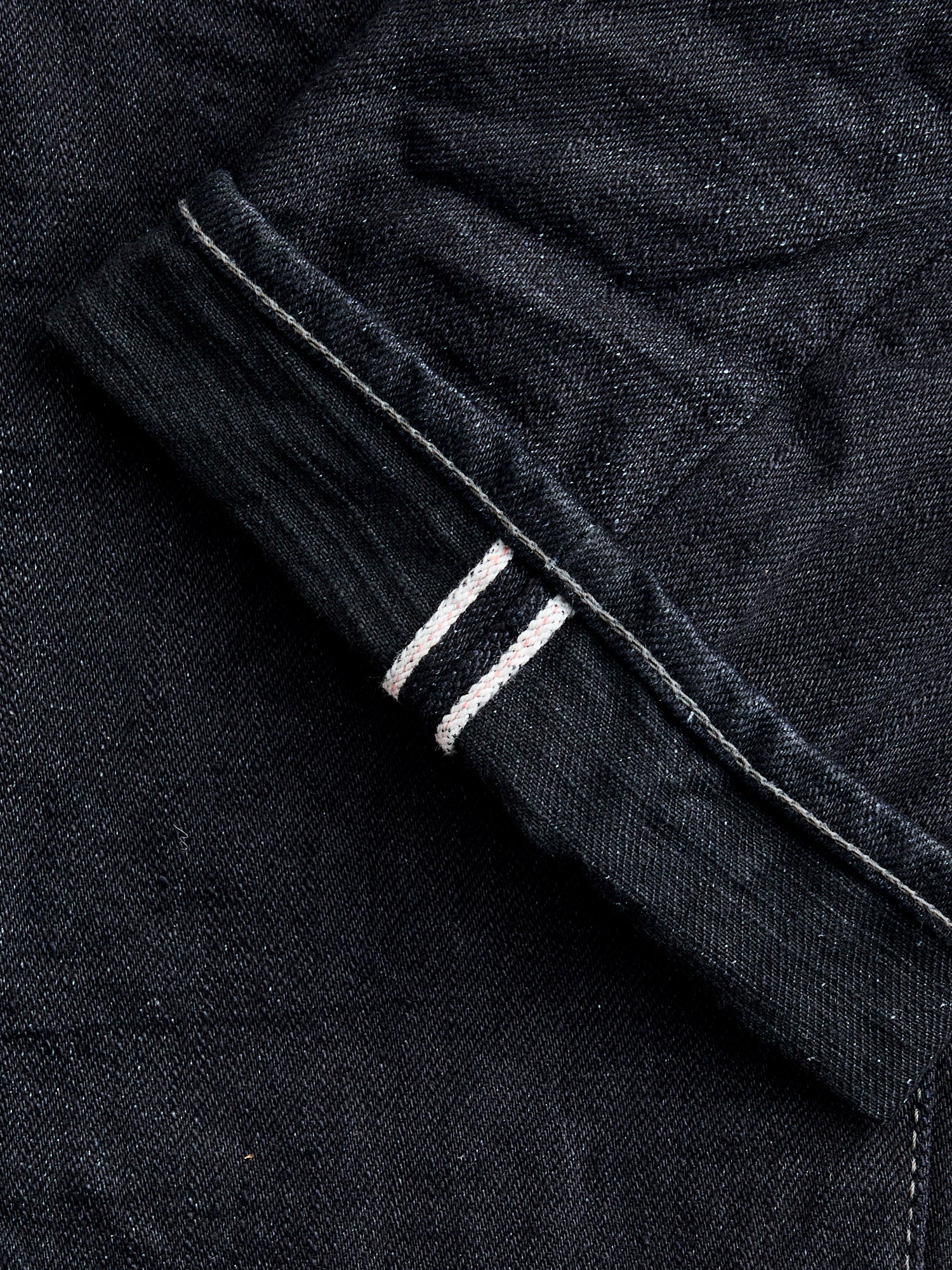 622-14BLK "Indigo Black" 14oz Selvedge Denim - Relaxed Tapered Fit - Image 14