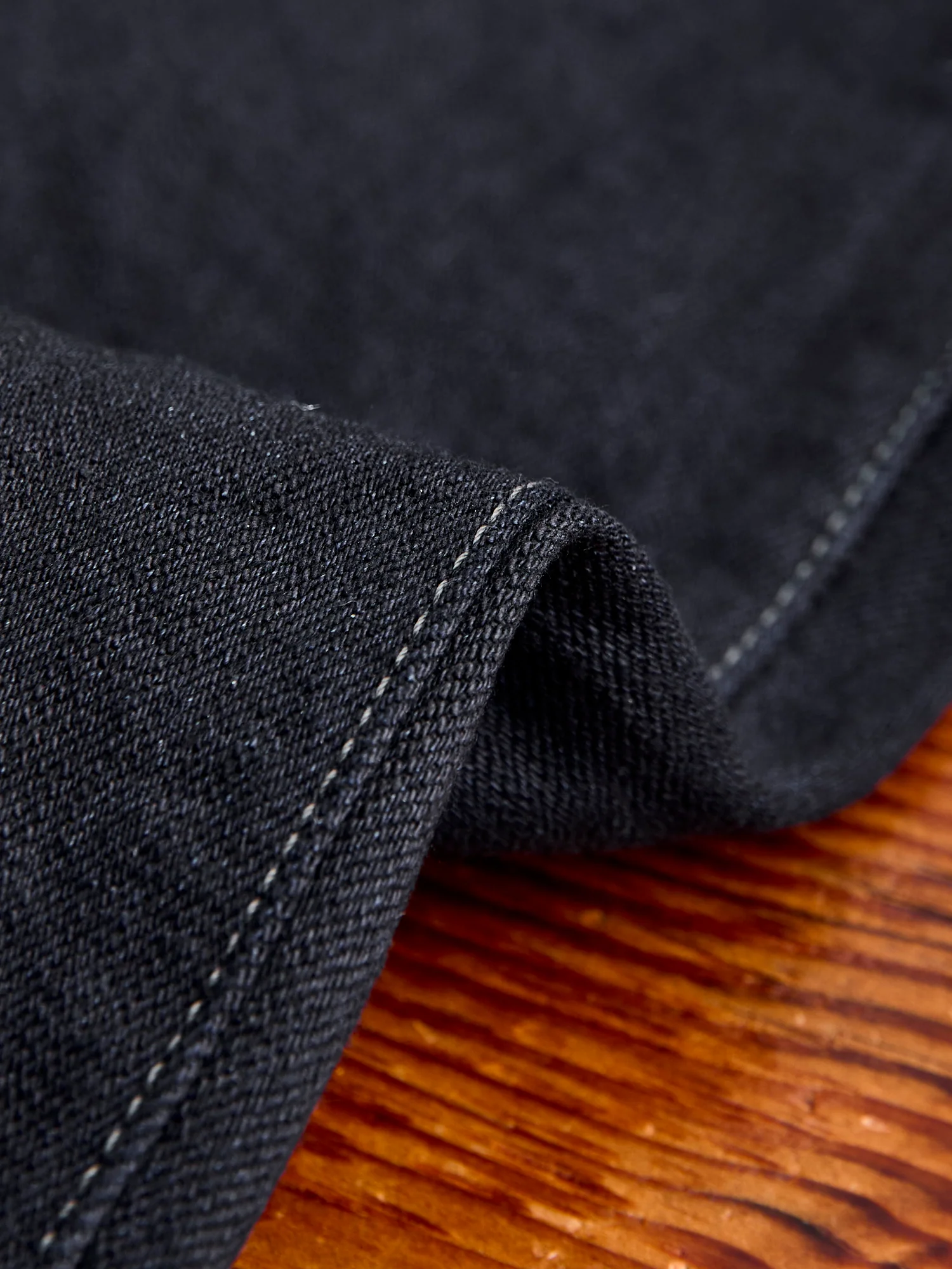 622-14BLK "Indigo Black" 14oz Selvedge Denim - Relaxed Tapered Fit - Image 9