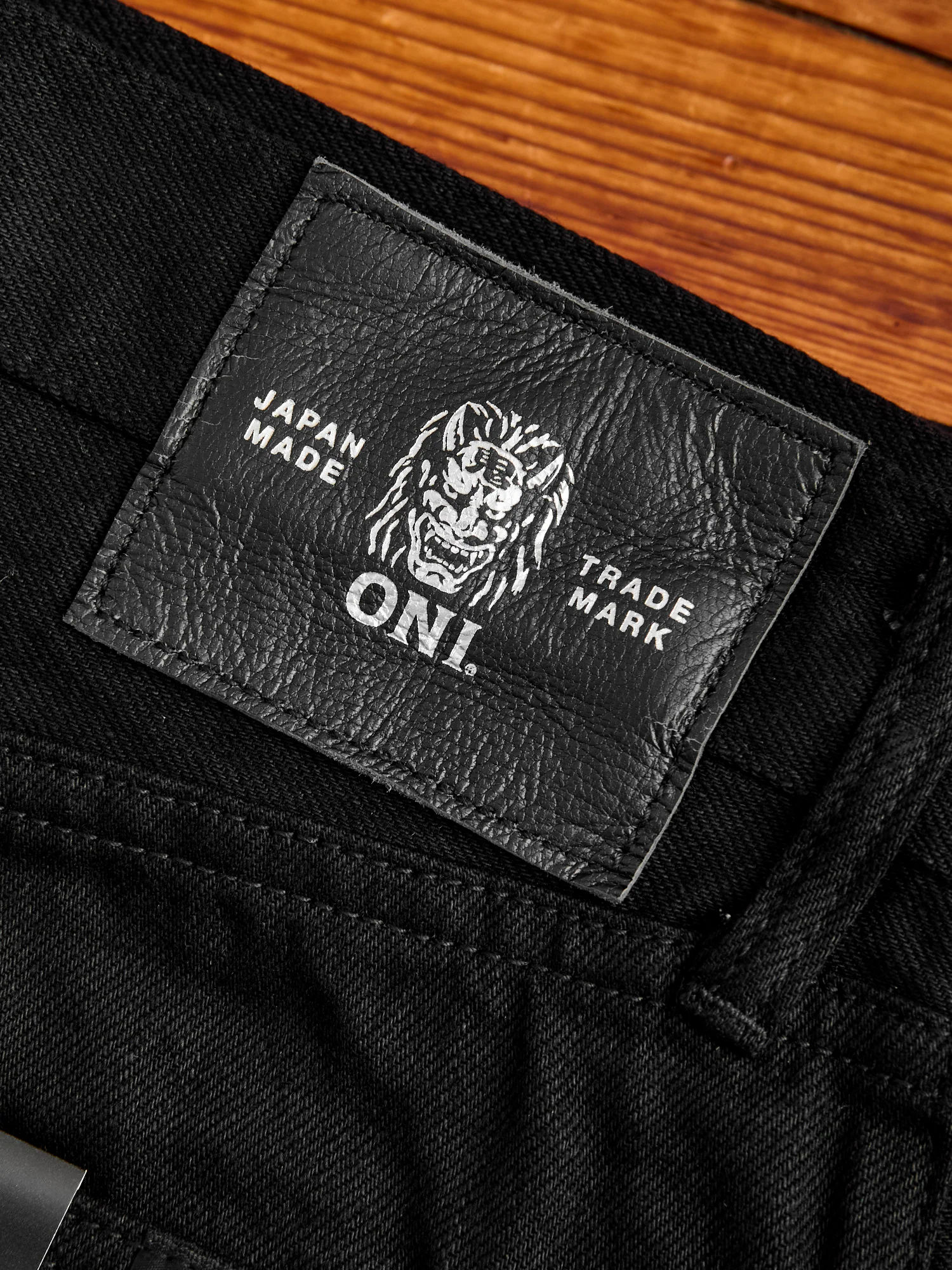 642-13BK "Jet Black" 13oz Selvedge Denim - Relaxed Tapered Fit - Image 3