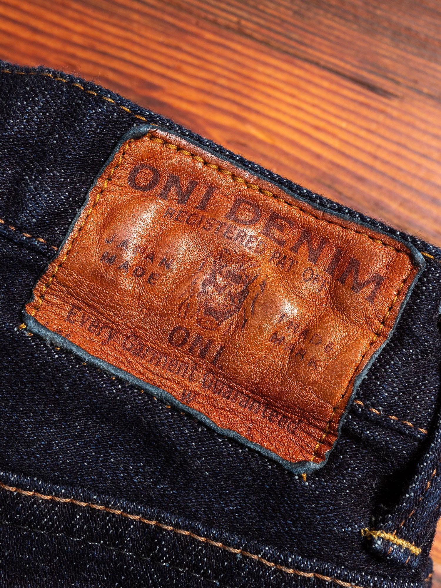 665S-LGY "Grey Overdye" 15oz Stretch Selvedge Denim - Relaxed Tapered Fit - Image 3