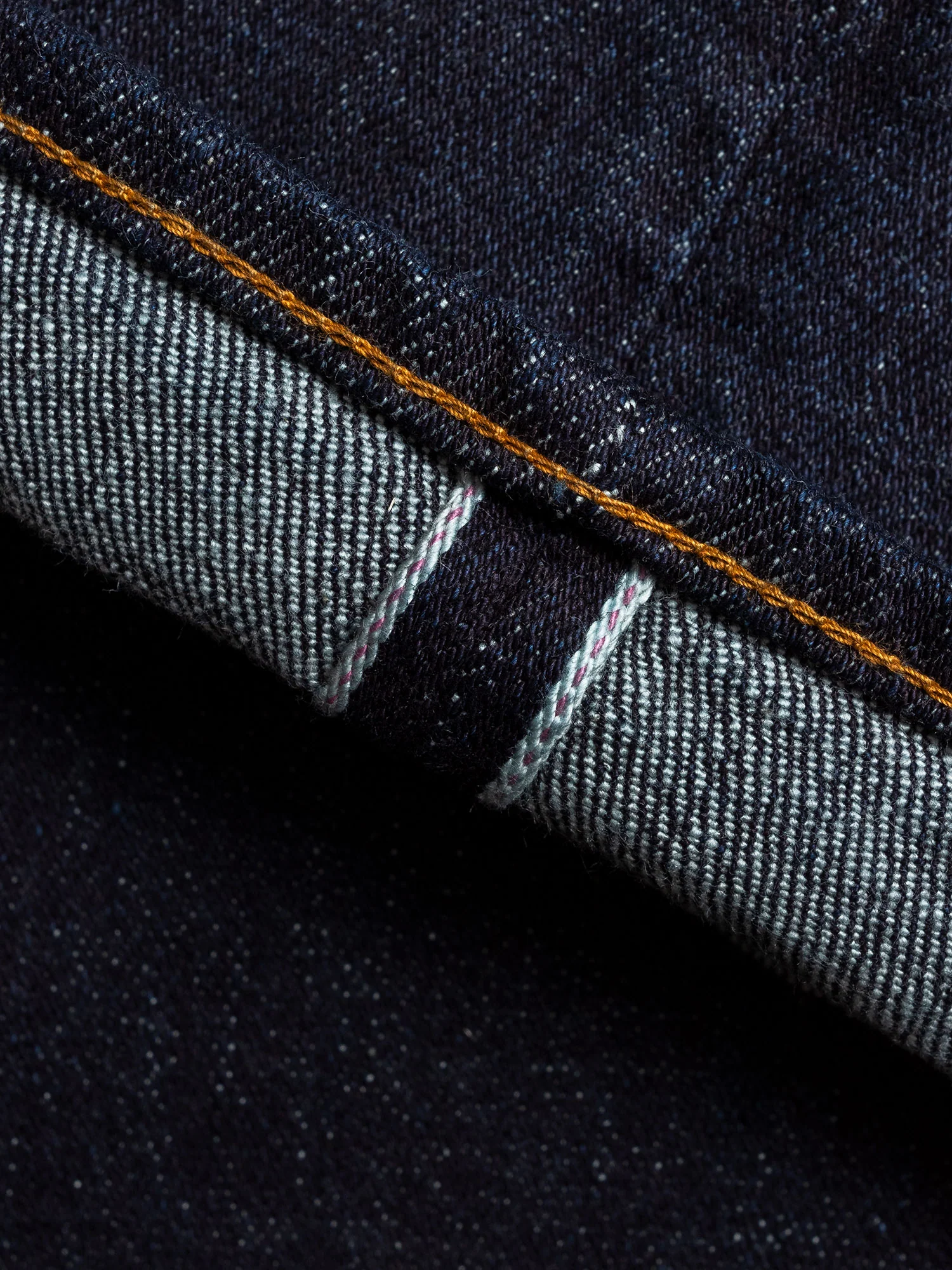 665S-LGY "Grey Overdye" 15oz Stretch Selvedge Denim - Relaxed Tapered Fit - Image 9
