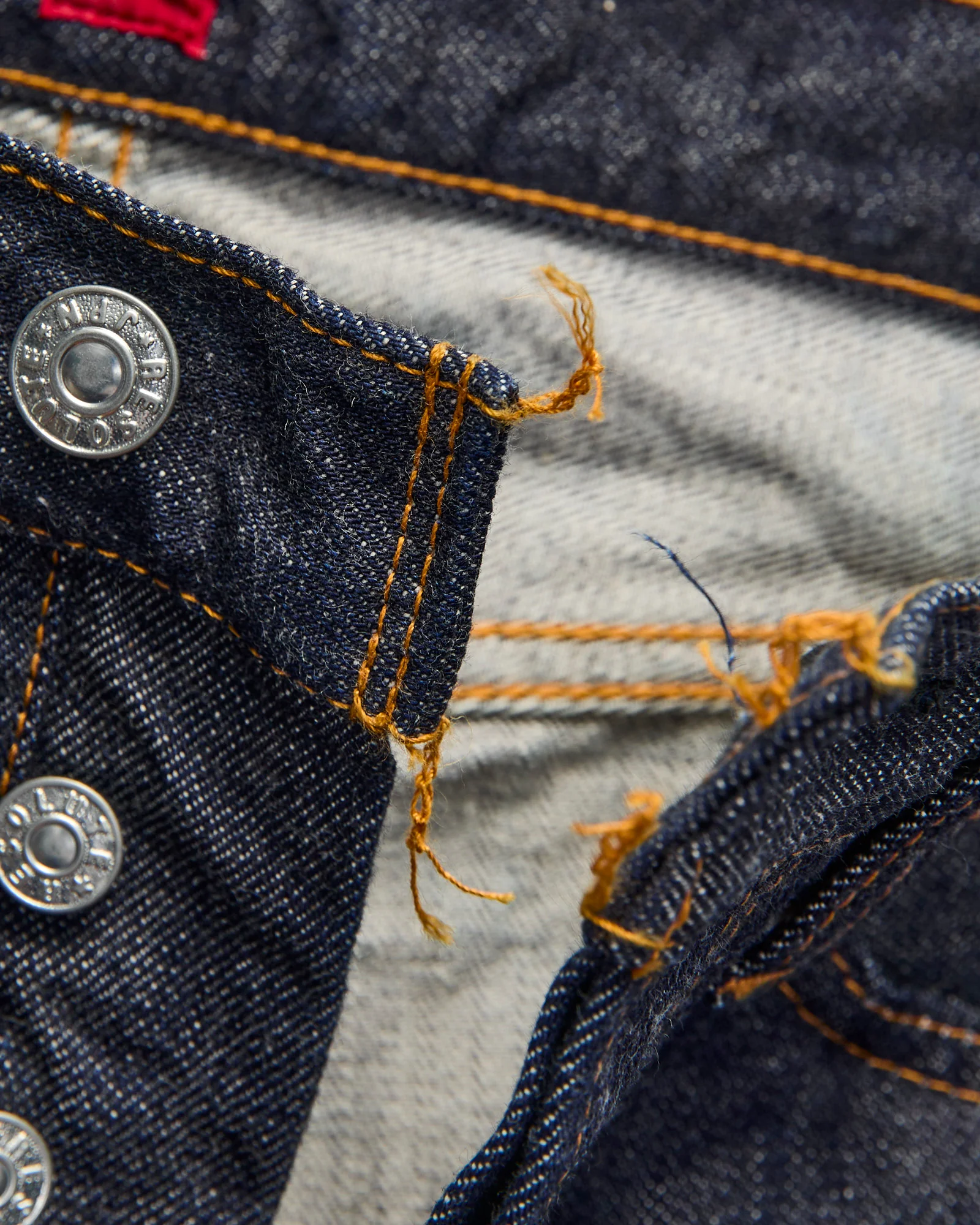710 "66 Model" 14oz Rinsed Selvedge Denim - Slim Straight Fit - Image 9