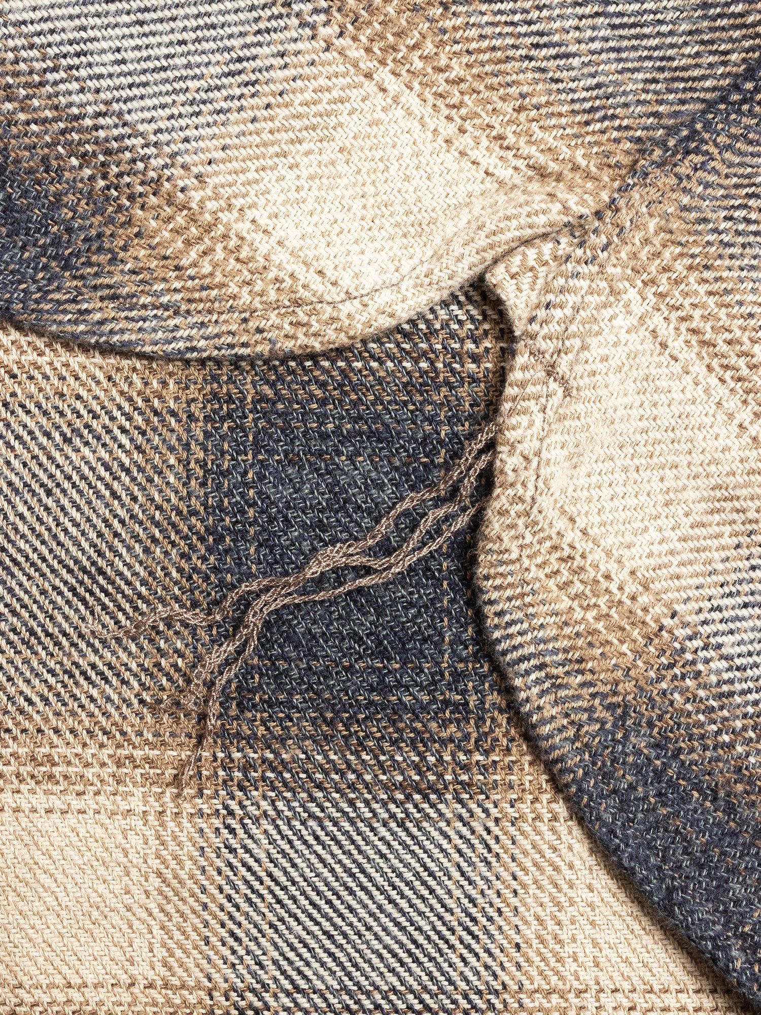 750WS Heavy Flannel Shirt in Beige - Image 7