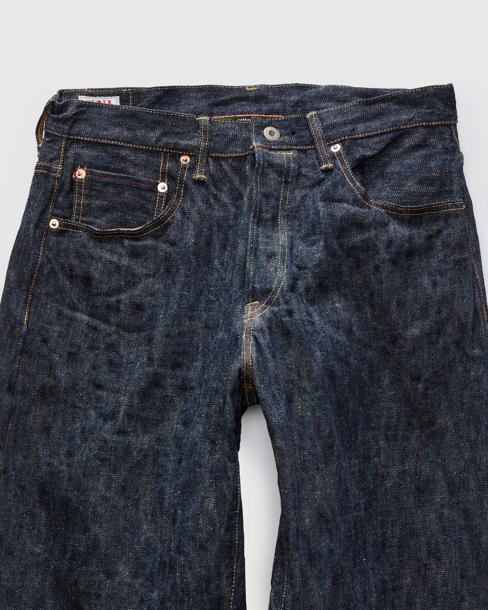 822 "Kase" 16oz Natural Indigo Selvedge Denim - Wide Tapered Fit - Image 5