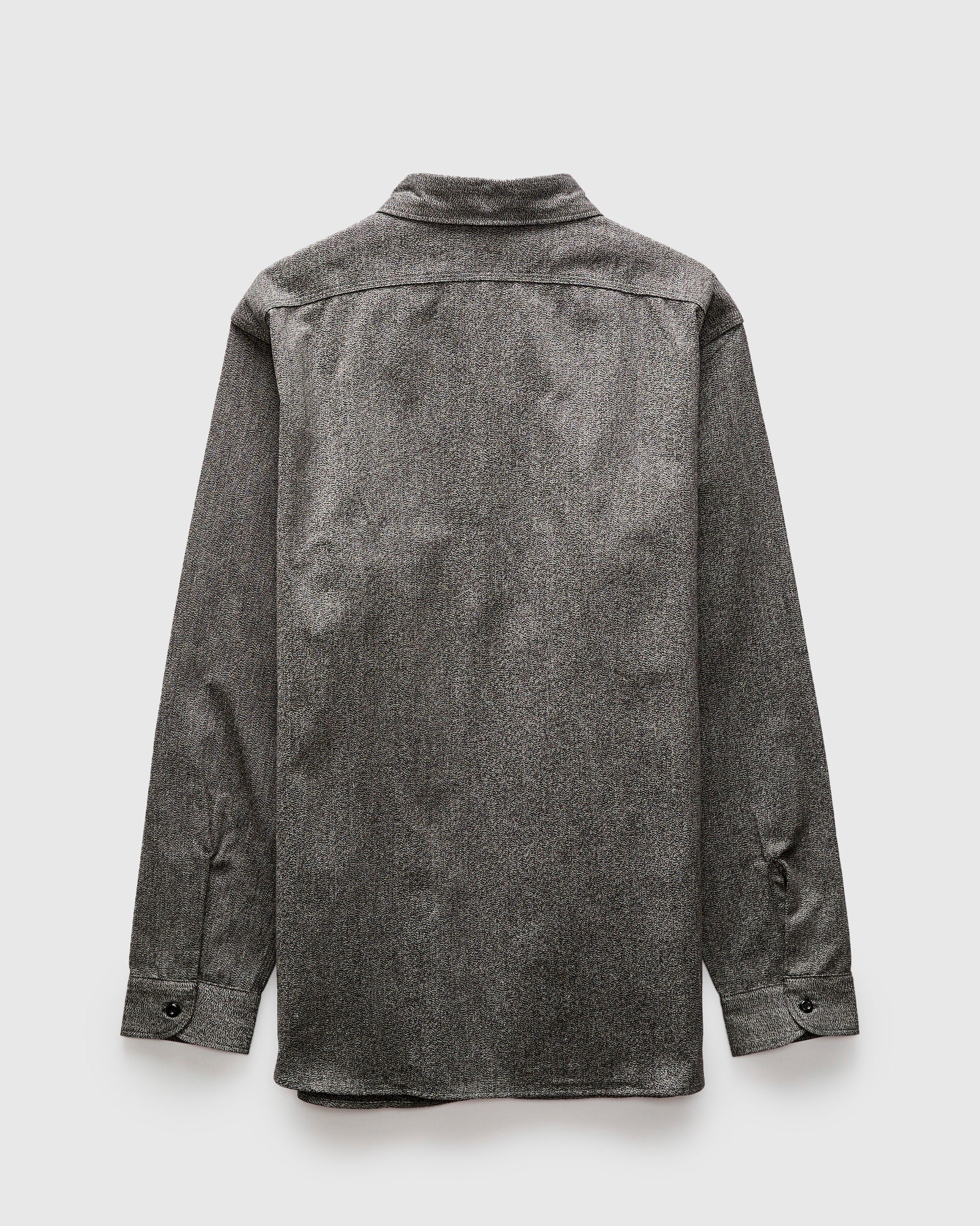 8HU Mock-Twist Chambray Work Shirt in Black - Image 3