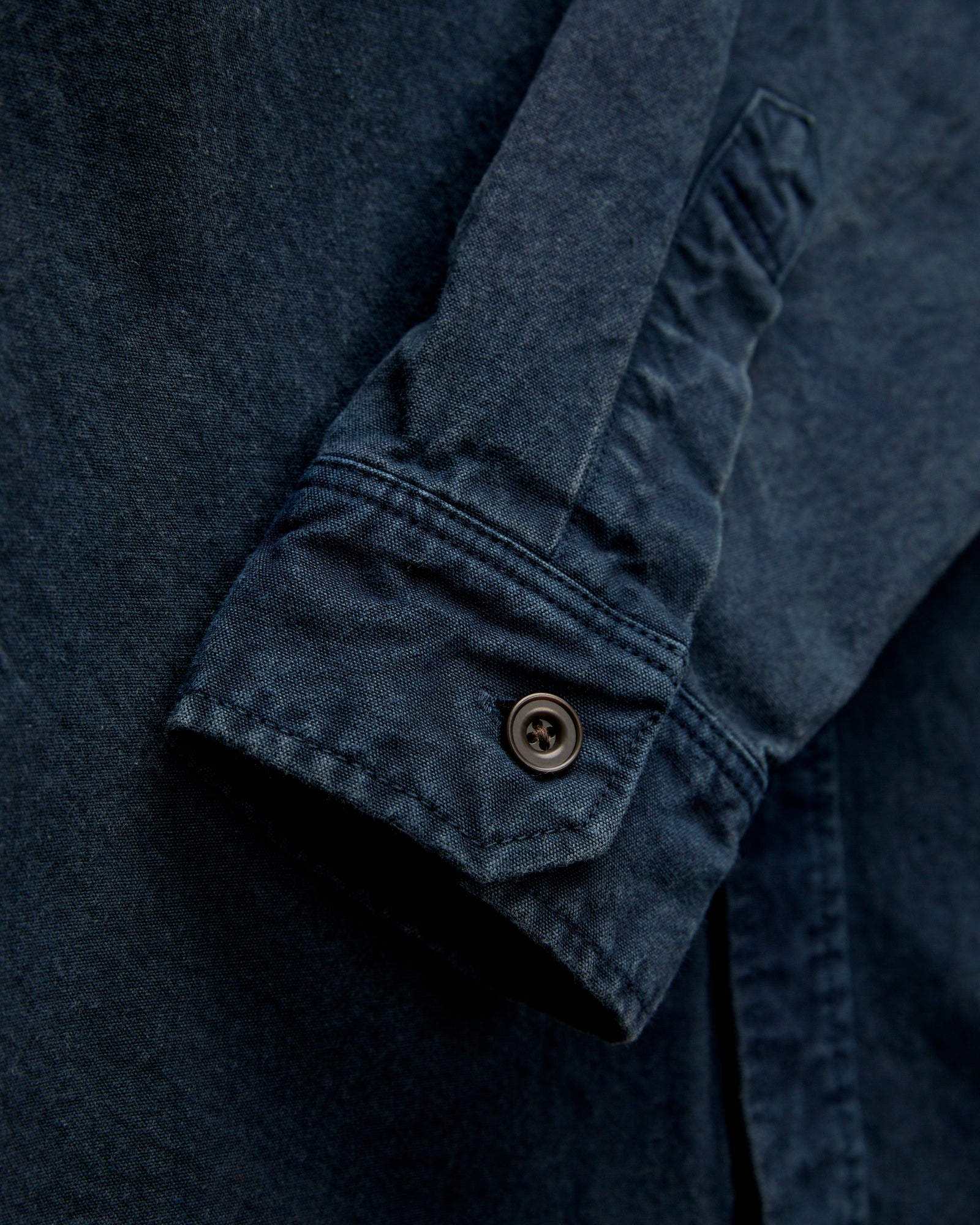 8oz Canvas Flap Workshirt in Logwood - Image 7