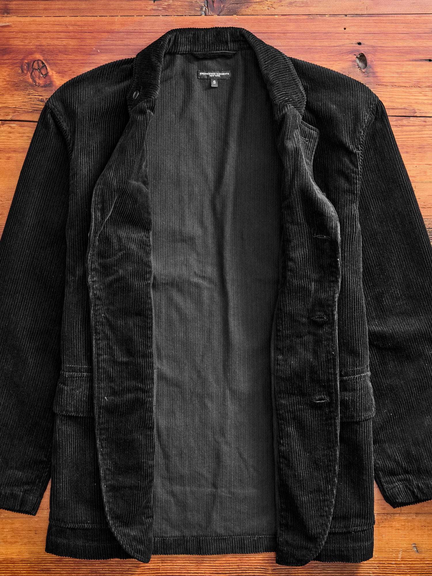 8W Corduroy Loiter Jacket in Black - Image 7