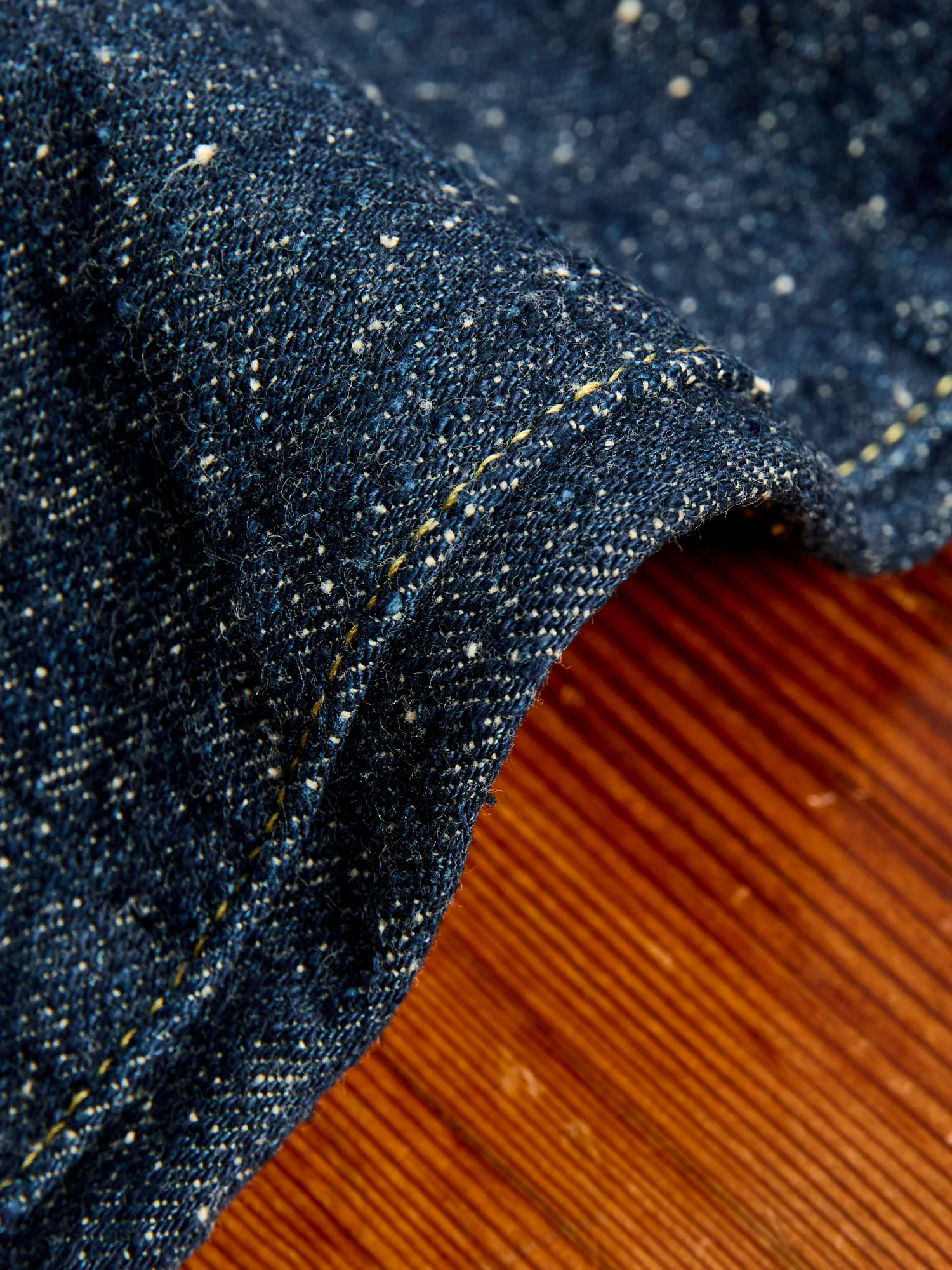 902-CCD "Crushed Concrete" 15oz Selvedge Denim - High Tapered Fit - Image 10