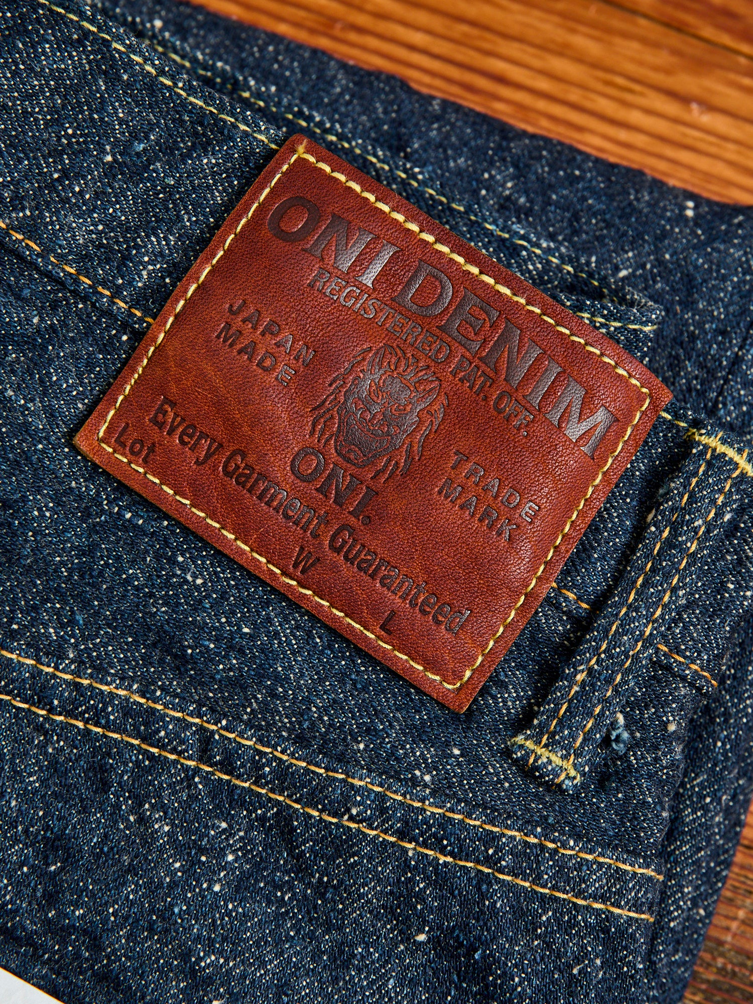 902-CCD "Crushed Concrete" 15oz Selvedge Denim - High Tapered Fit - Image 4