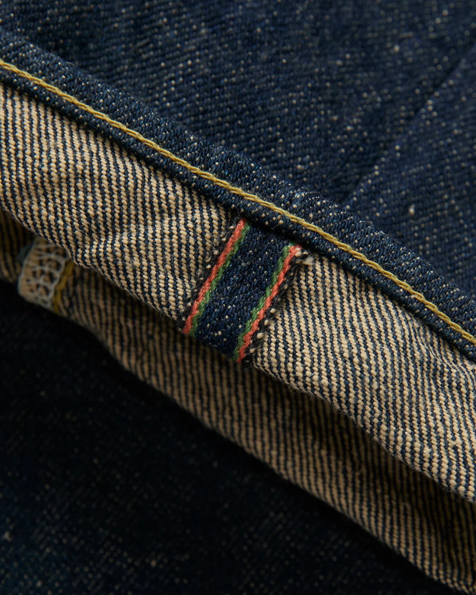 902ZR "Secret Denim – Beige Kabuki" 20oz Selvedge Denim - High Tapered Fit - Image 12