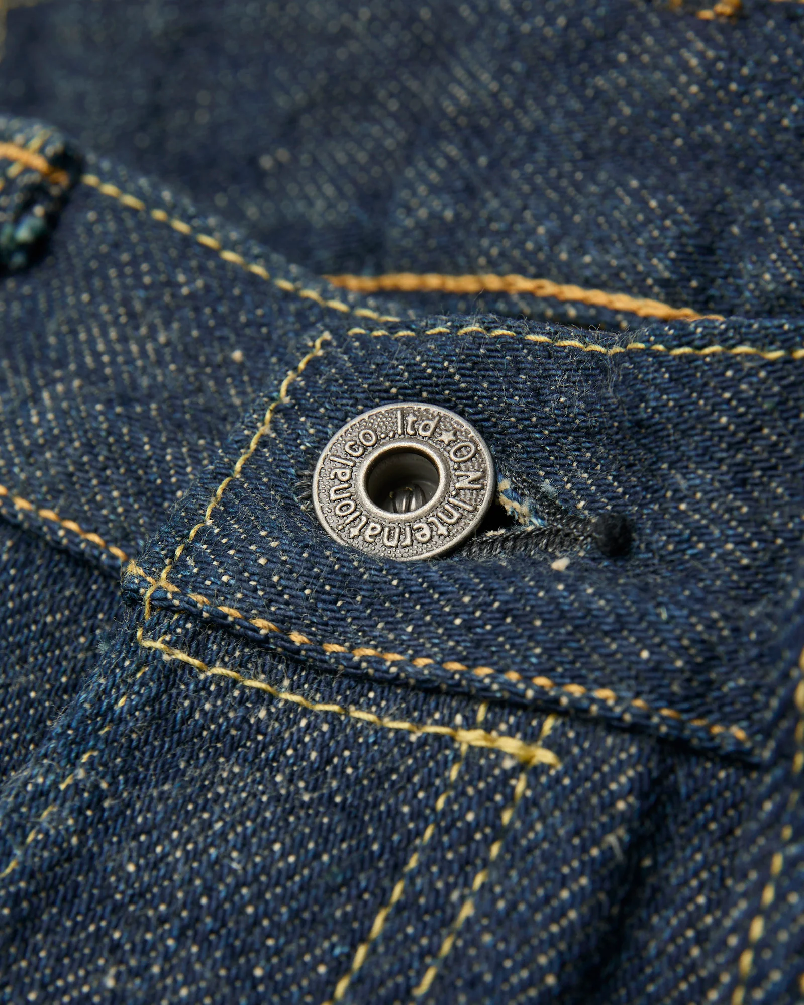 902ZR "Secret Denim – Beige Kabuki" 20oz Selvedge Denim - High Tapered Fit - Image 9