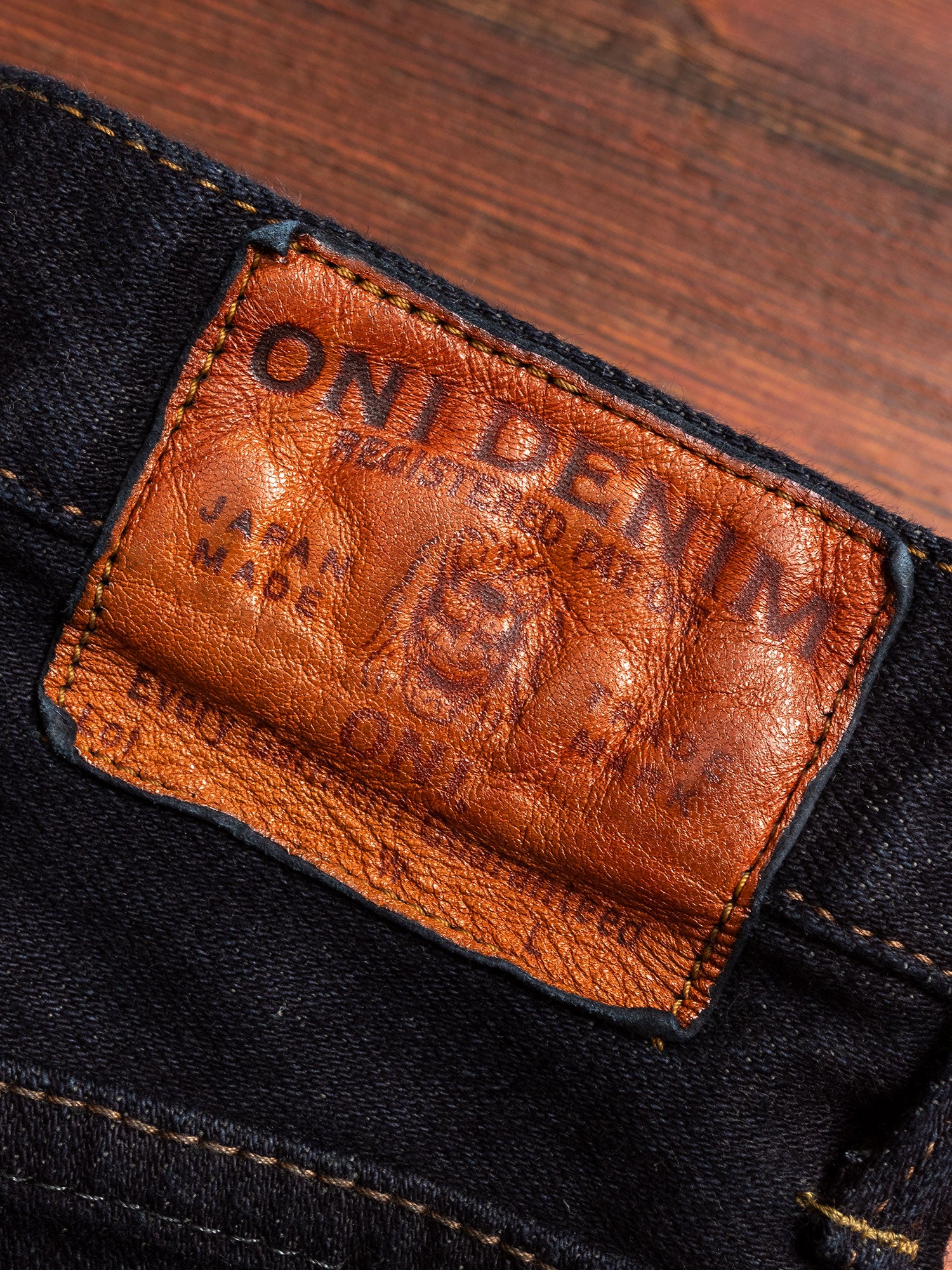 922S-DGY "Charcoal Overdye" 15oz Stretch Selvedge Denim - High Tapered Fit - Image 3