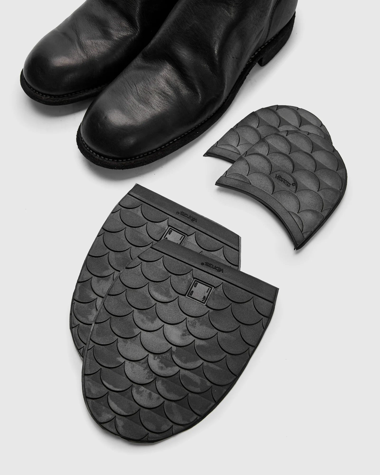 988 Back Zip Boot in Black Full Grain Horse Leather - Image 9